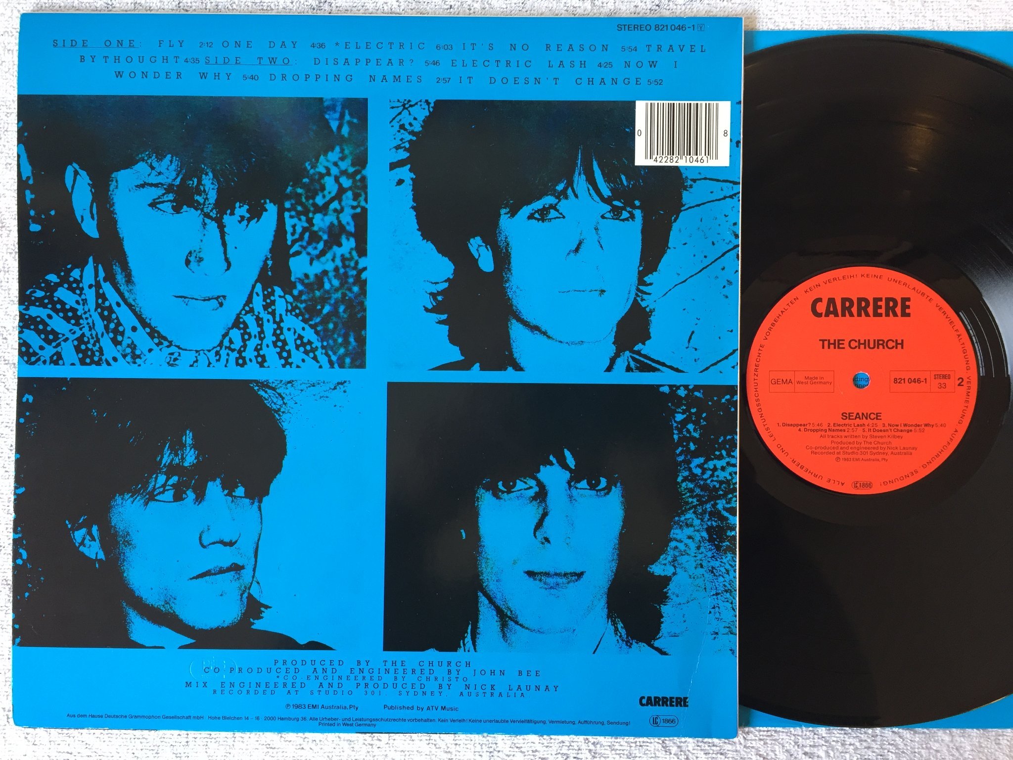 Omslagsbild för skivan THE CHURCH seance LP -83 Ger CARRERE 821046-1