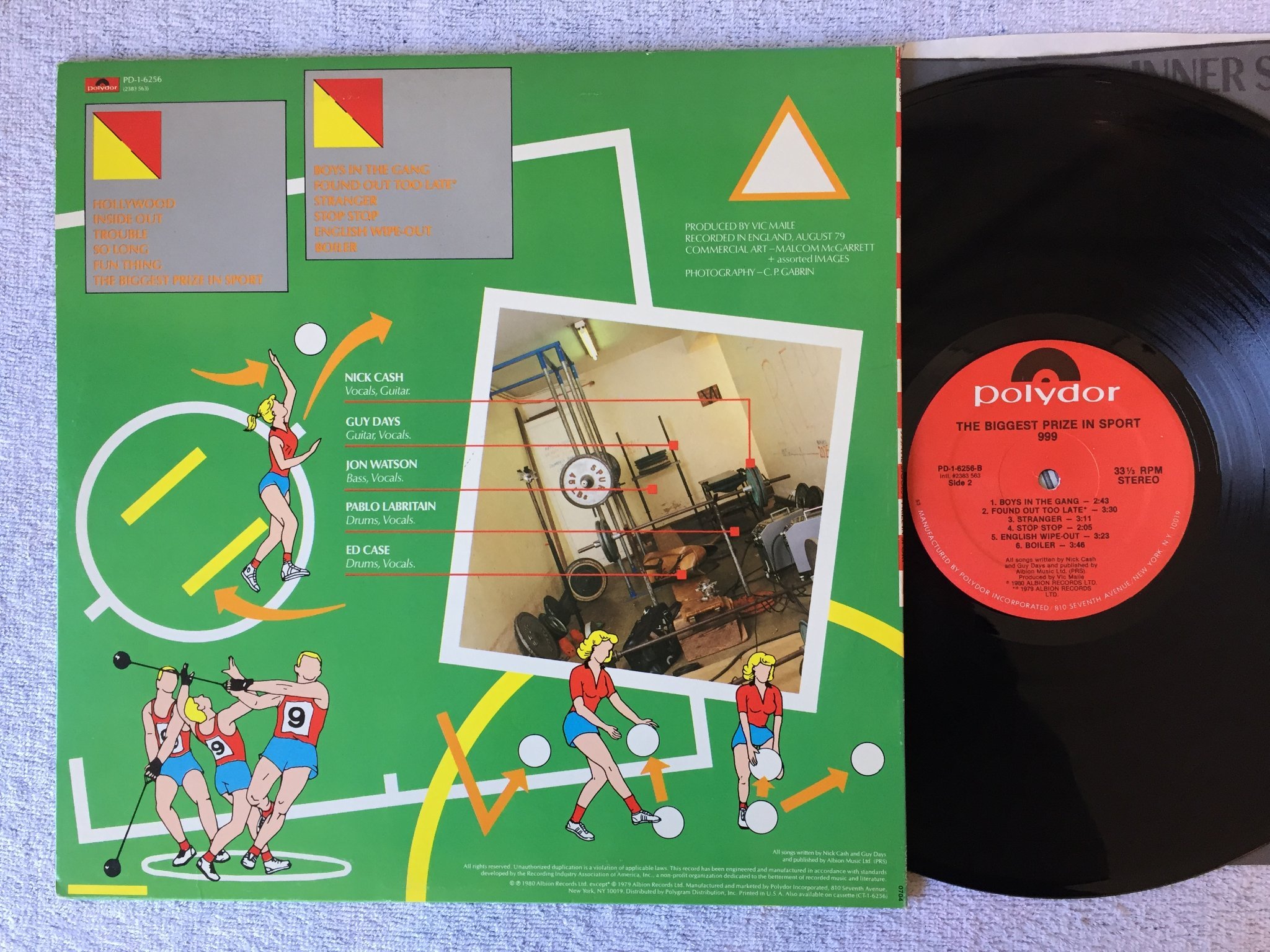 Omslagsbild för skivan NINE NINE NINE The Biggest Prize In Sport LP -80 US POLYDOR PD-1-6256