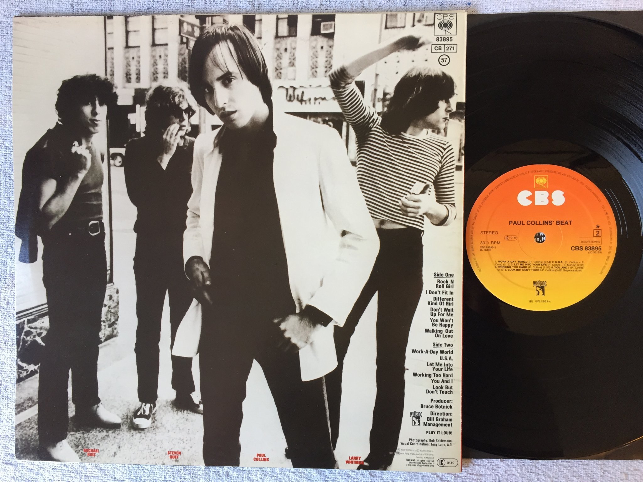 Omslagsbild för skivan THE BEAT s/t LP -79 CBS 83895