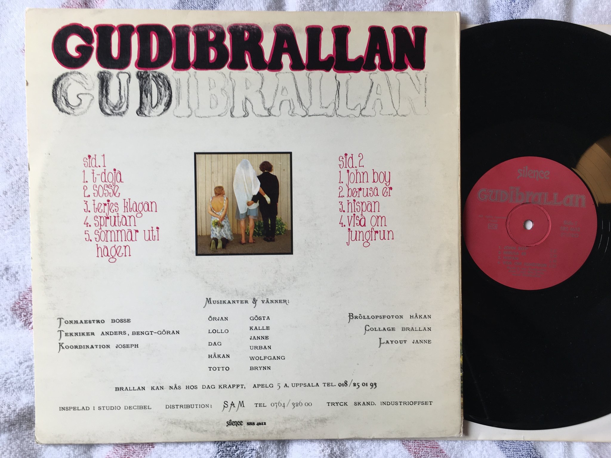 Omslagsbild för skivan GUDIBRALLAN s/t LP Swe SILENCE SRS 4612