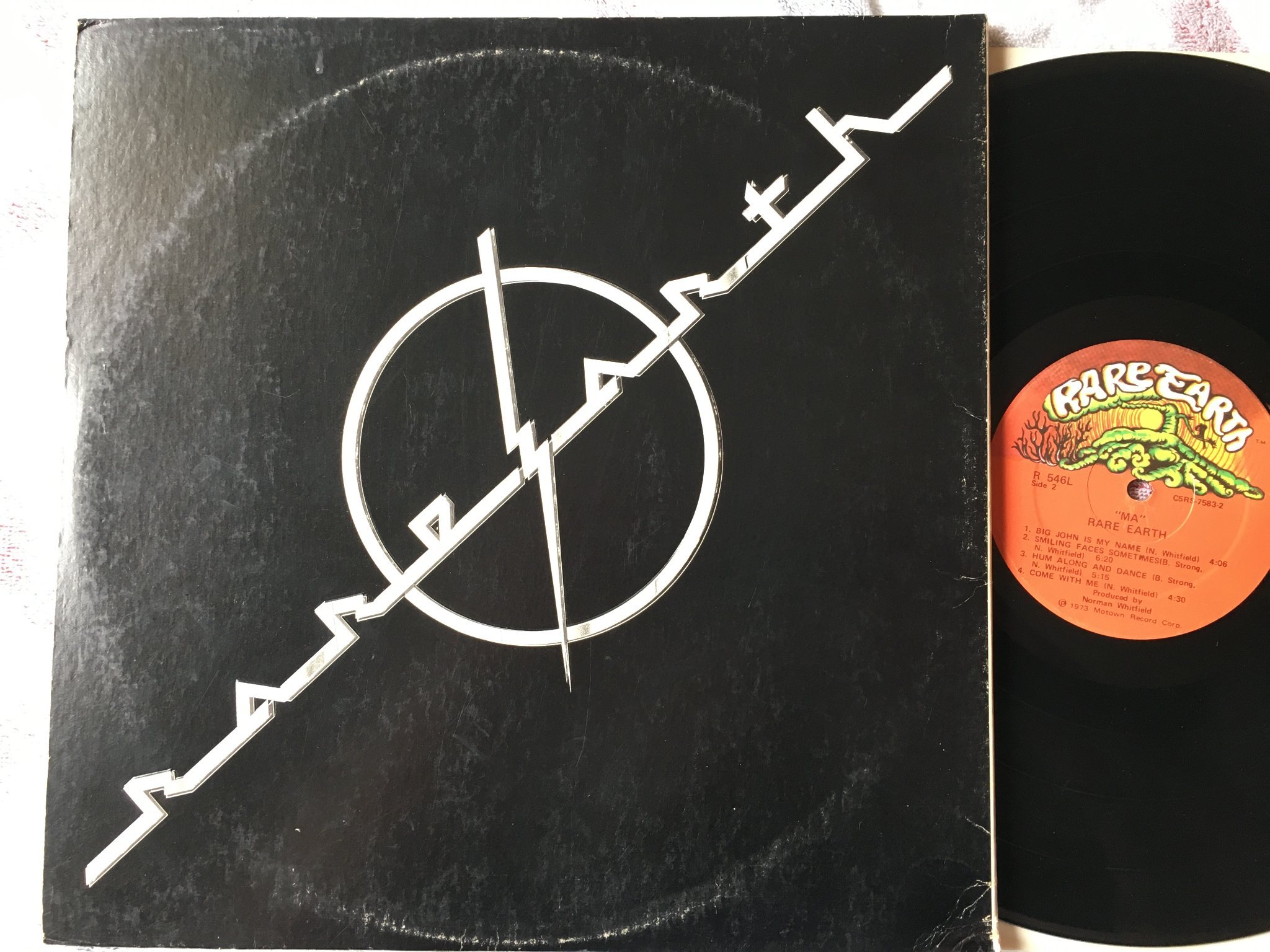 Omslagsbild för skivan RARE EARTH ma LP -73 US RARE EARTH R 546L 