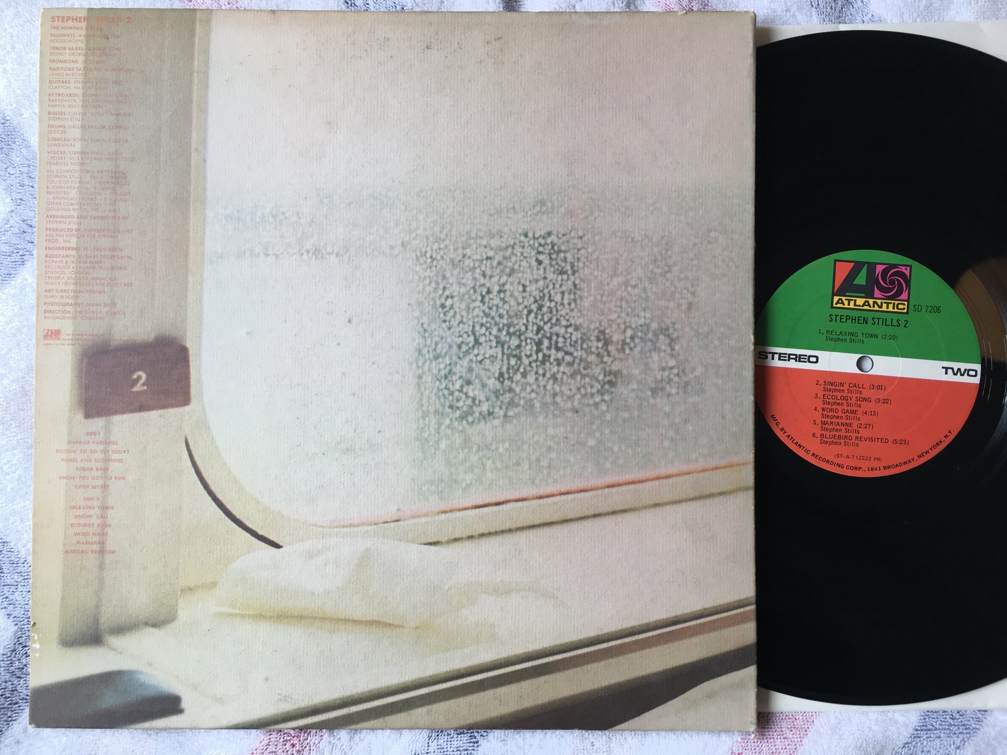 Omslagsbild för skivan STEPHEN STILLS 2 LP US ATLANTIC SD 7206
