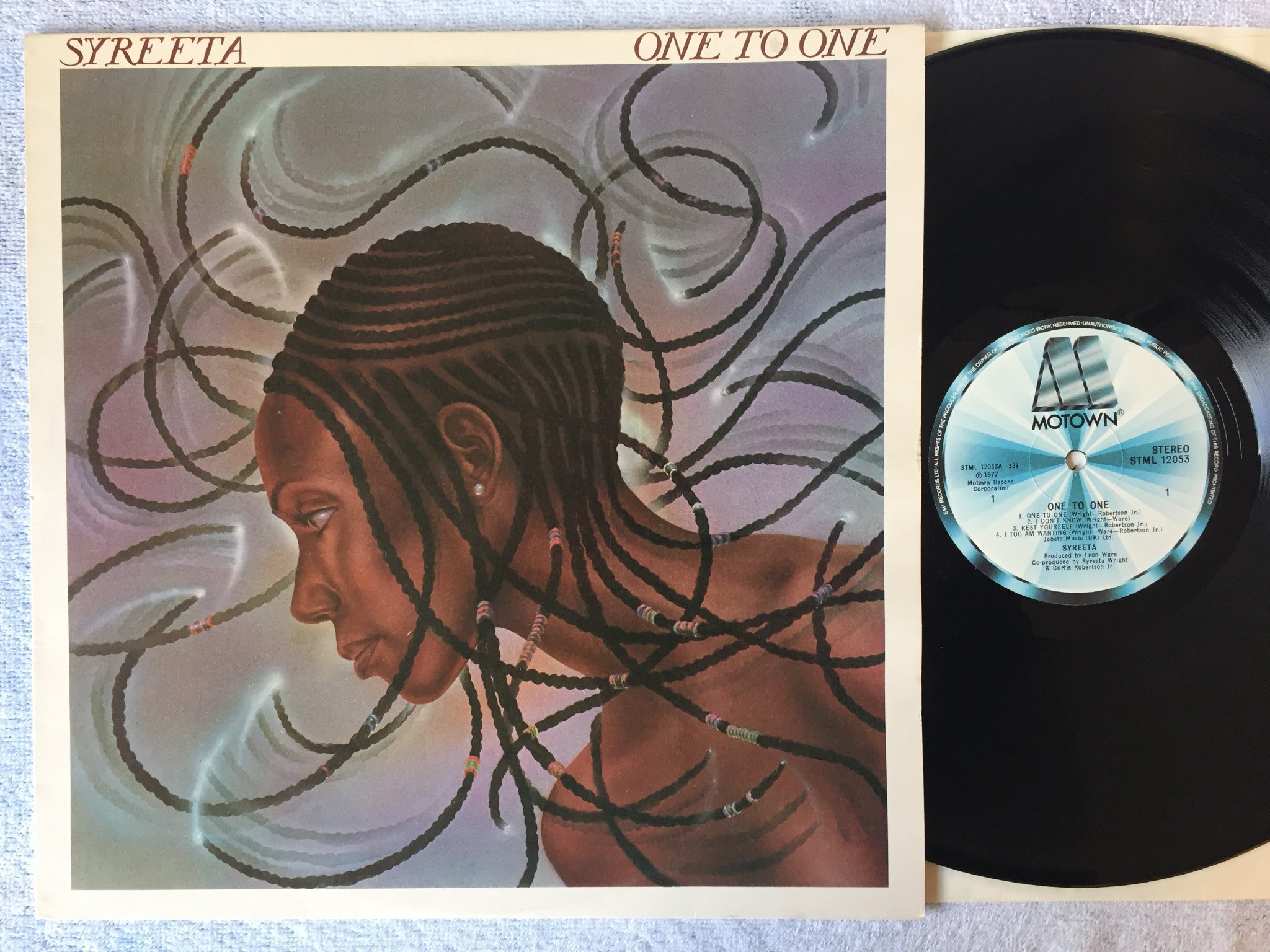 Omslagsbild för skivan 3 st SYREETA albums FEMALE SOUL i bra skick