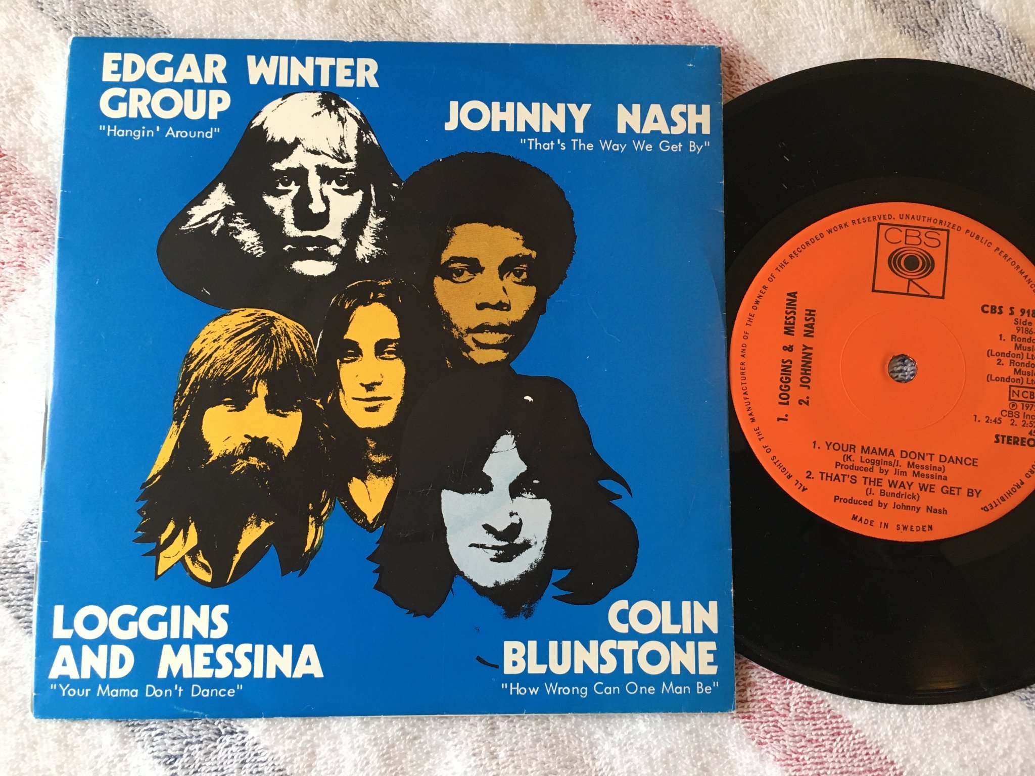 Omslagsbild för skivan V/A Rock It Feel It Sing It Move It 7"ep -72 WOW!!! Complete with sticker !!!!  