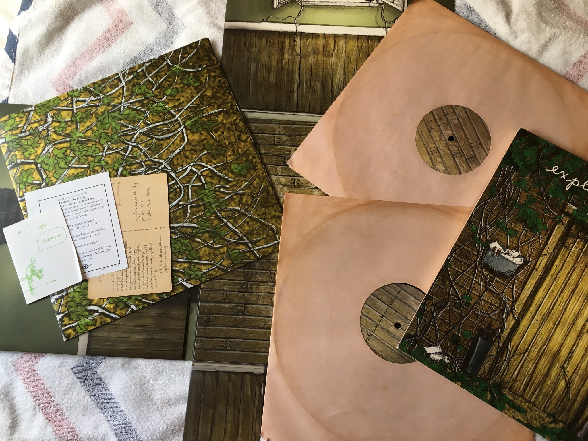 Omslagsbild för skivan explosions in the sky Take Care, Take Care, Take Care 2xLP 2011 US TRR199 rock