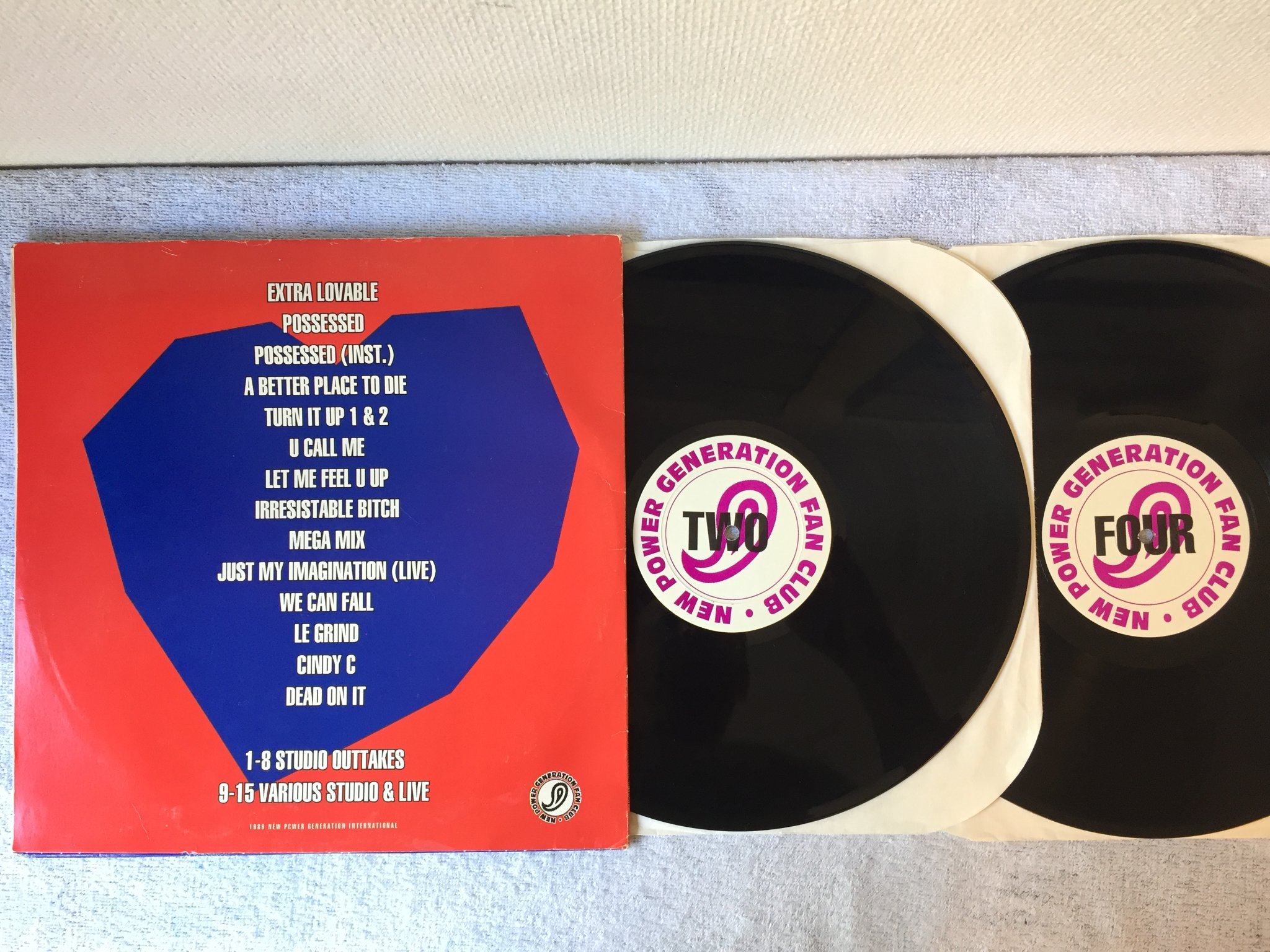 Omslagsbild för skivan PRINCE extra lovable 2xLP -89 