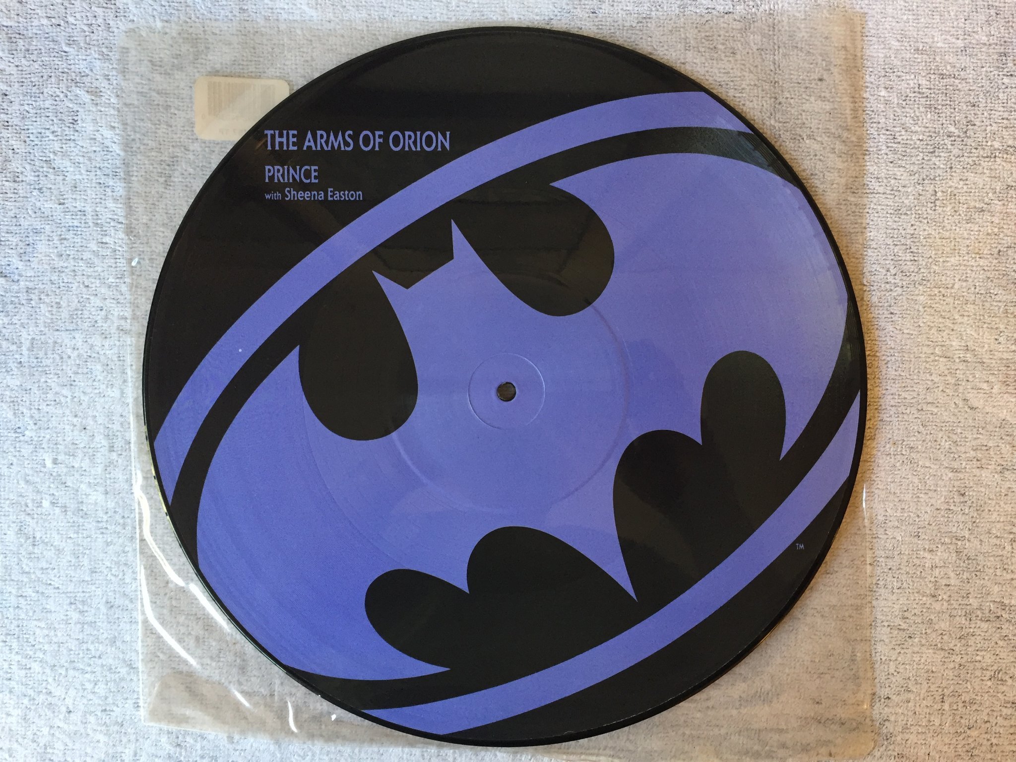 Omslagsbild för skivan PRINCE the arms of orion 12"single PICTURE DISC 