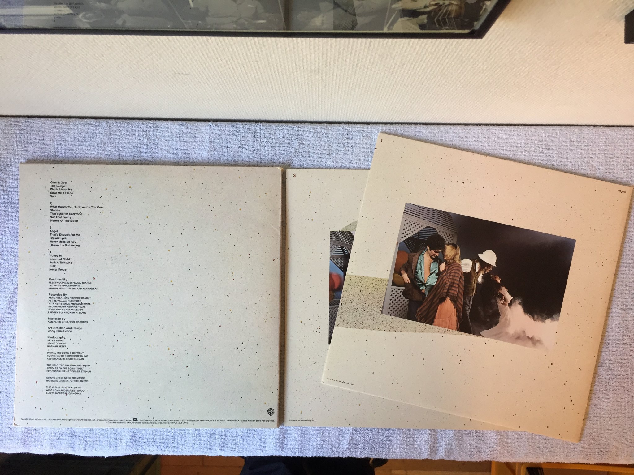 Omslagsbild för skivan FLEETWOOD MAC tusk 2xLP US WARNER BROS 2HS 3350