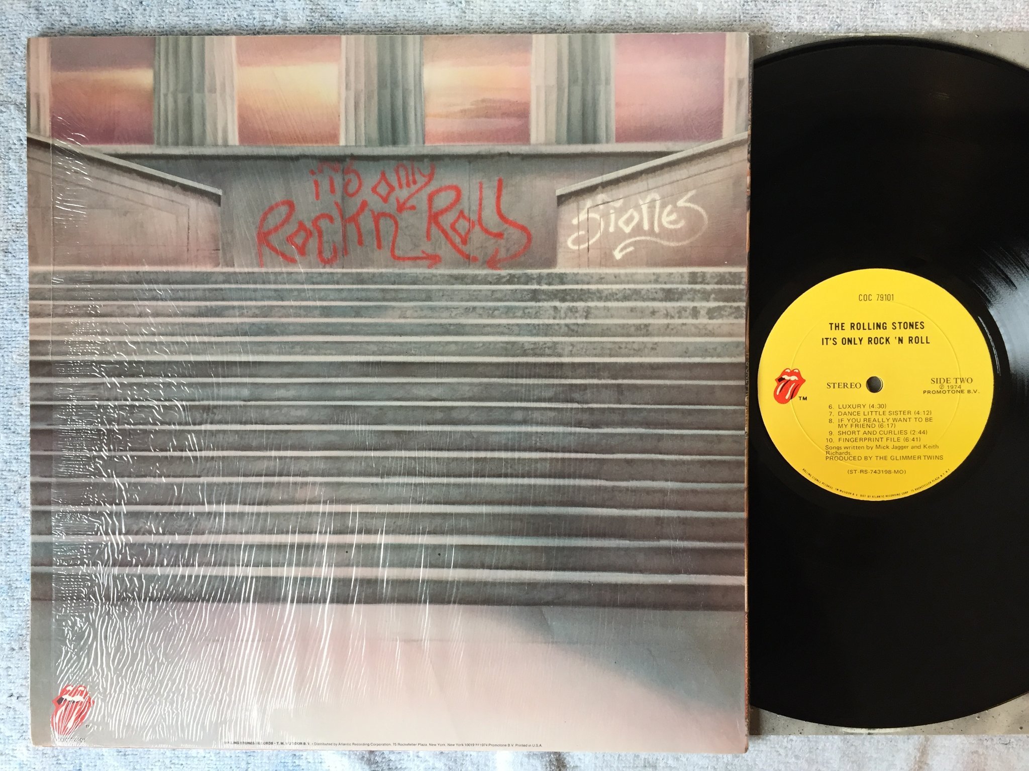 Omslagsbild för skivan ROLLING STONES flashpoints LP -91  HOL  468135 1  Record / Cover: NM / EXC (incl