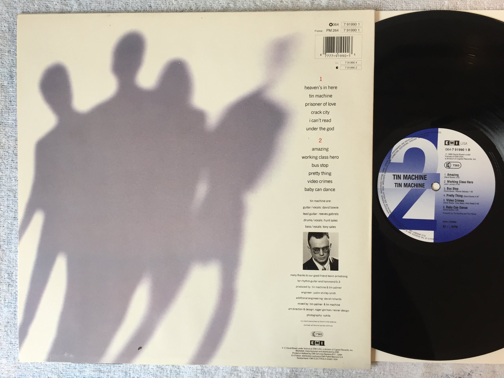 Omslagsbild för skivan TIM MACHINE s/t LP -89 EMI 064-7 91990 1