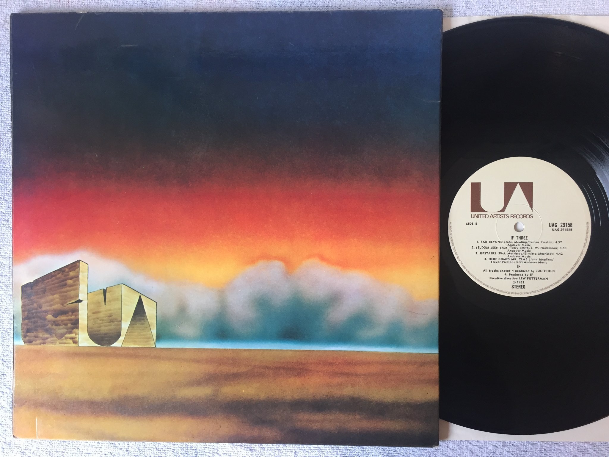 Omslagsbild för skivan IF three LP -71 UK UNITED ARTISTS UAG 29158