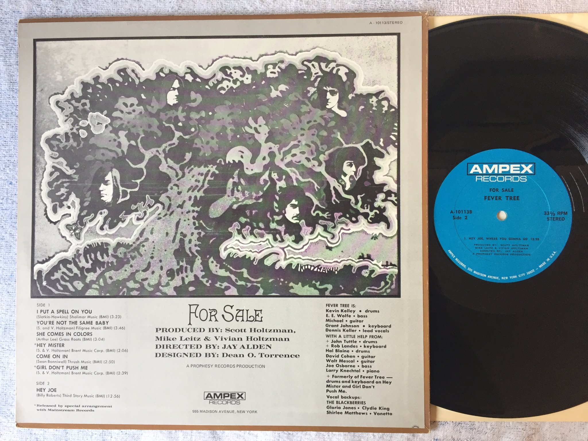 Omslagsbild för skivan FEVER TREE for sale LP -70 US AMPEX A-10113 psych