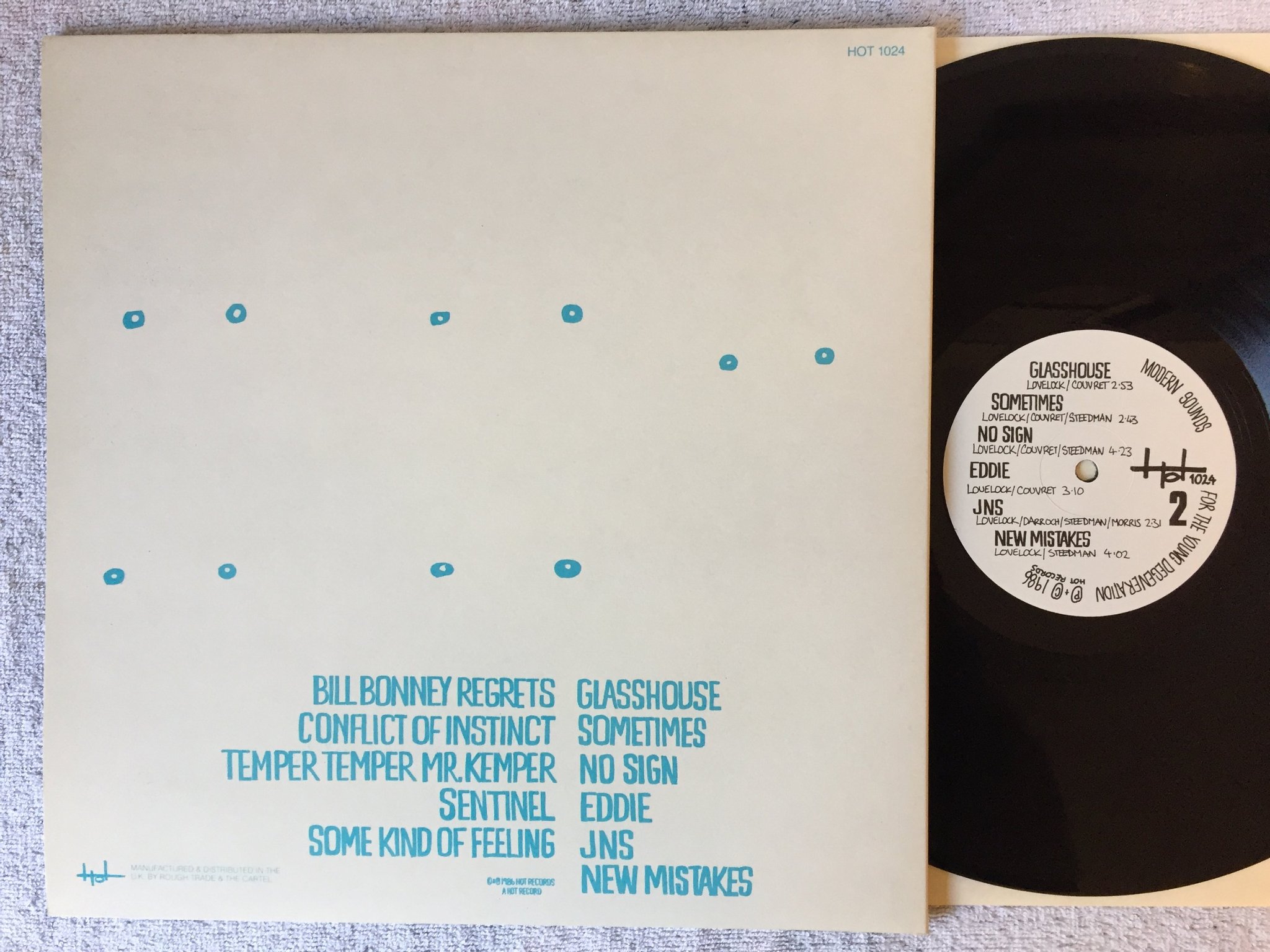 Omslagsbild för skivan THE CELIBATE RIFLES The Turgid Miasma Of Existence LP -86 UK HOT 1024