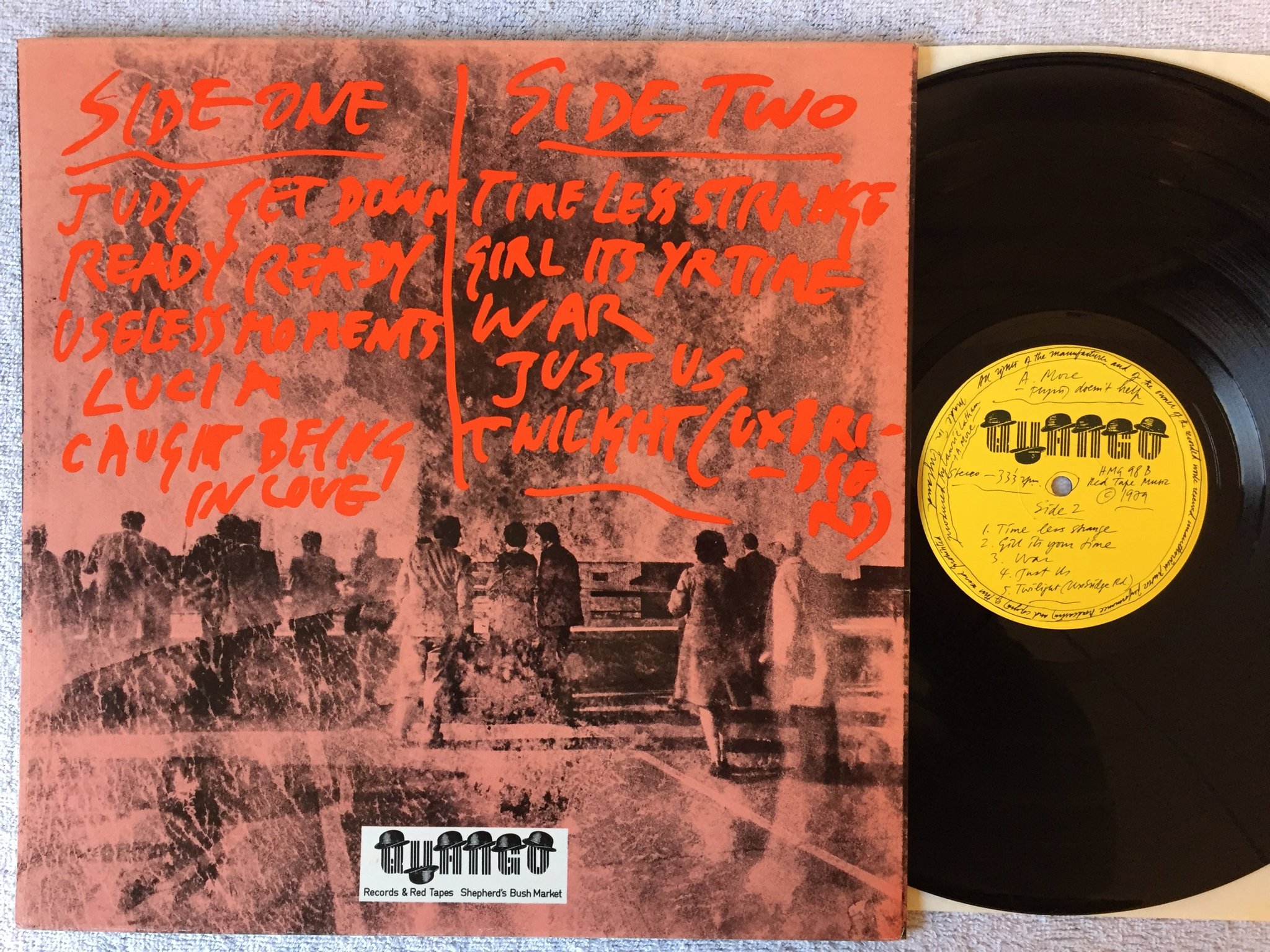 Omslagsbild för skivan ANTHONY MORE Flying Doesn't Help LP -79 UK quango omg 98