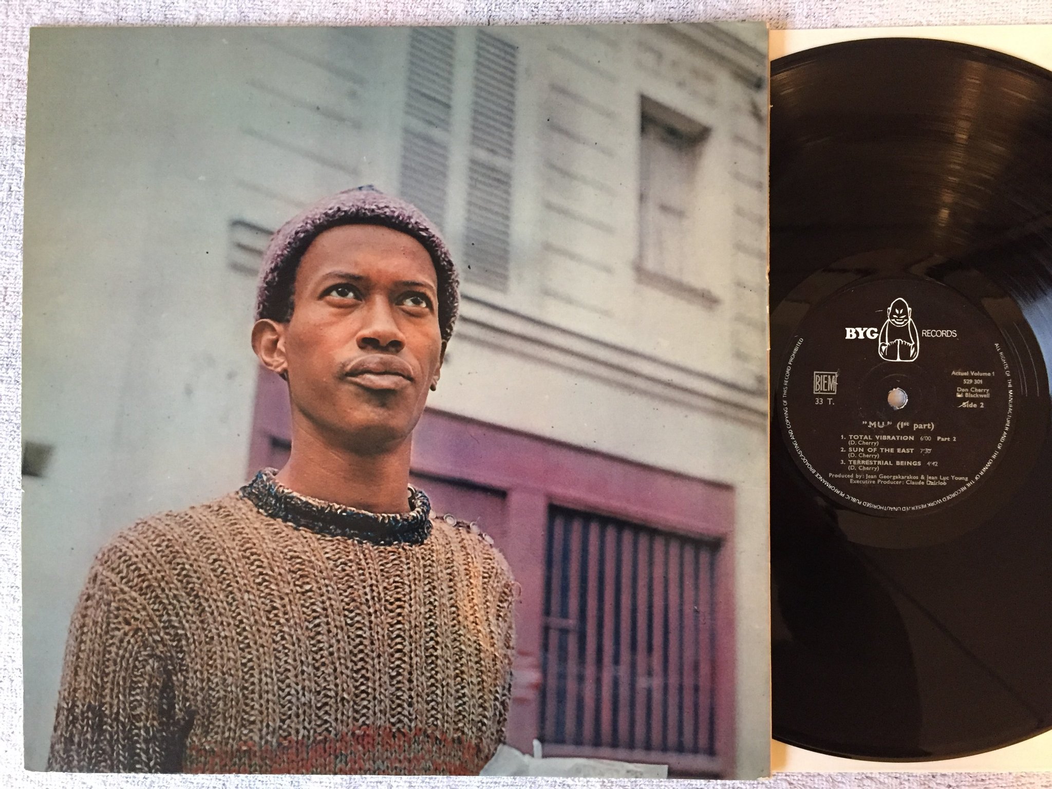 Omslagsbild för skivan DON CHERRY mu LP Fra BYG RECORDS 529.301