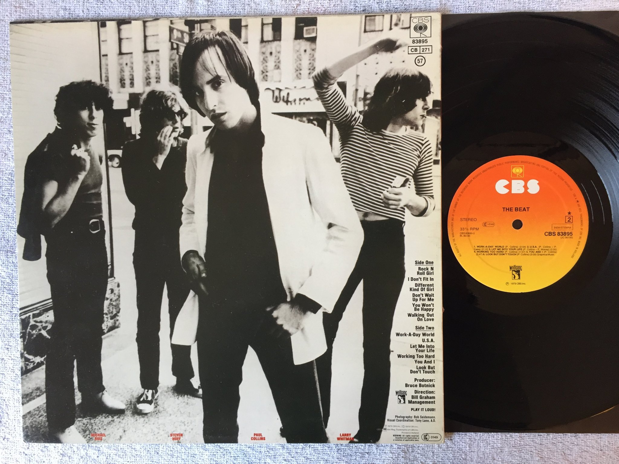 Omslagsbild för skivan THE BEAT s/t LP -79 Hol CBS 83895  POWER POP