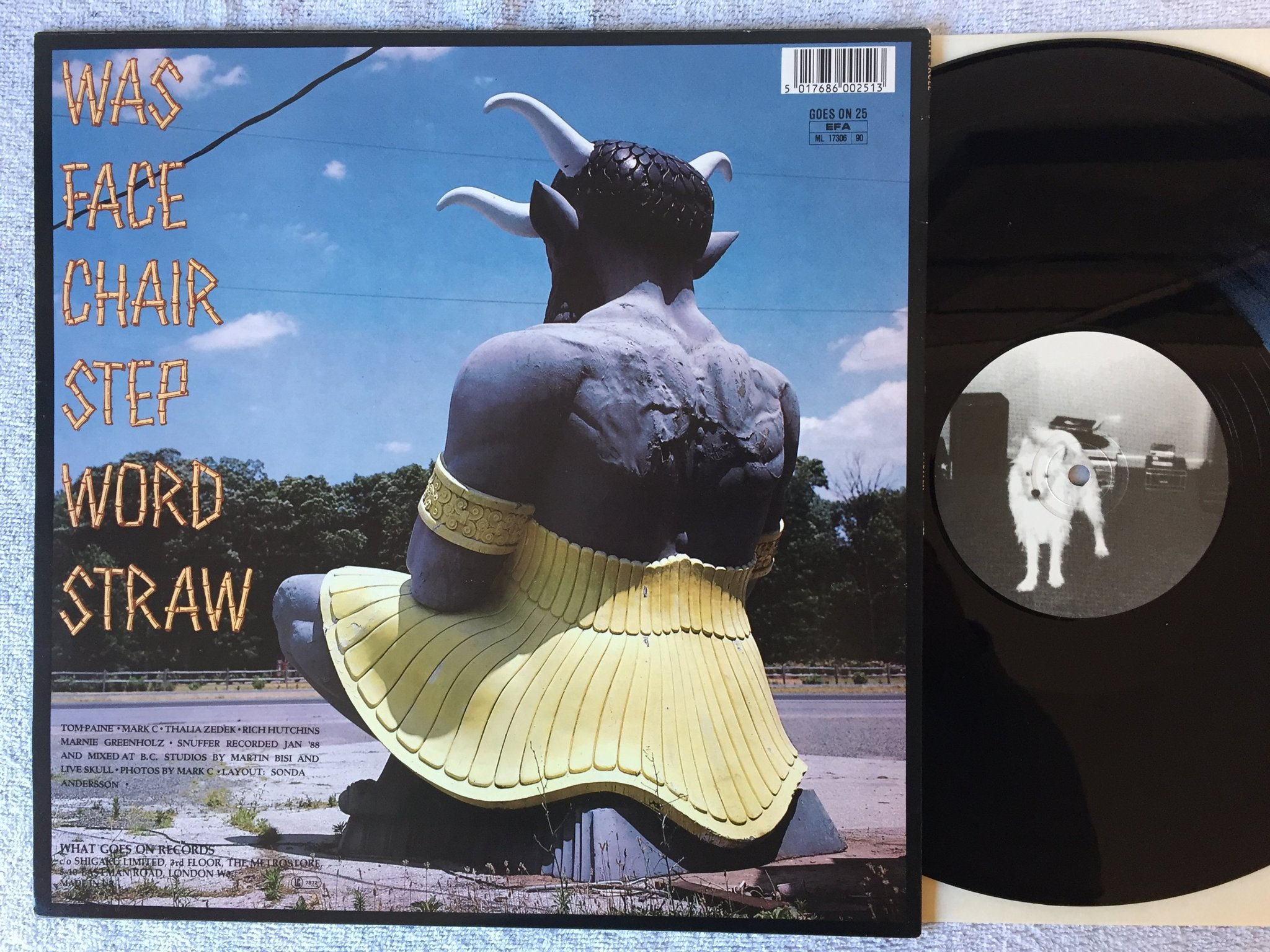 Omslagsbild för skivan LIVE SKULL snuffer 12"ep -88 US CAROLINE CAROL 1358 indie rock