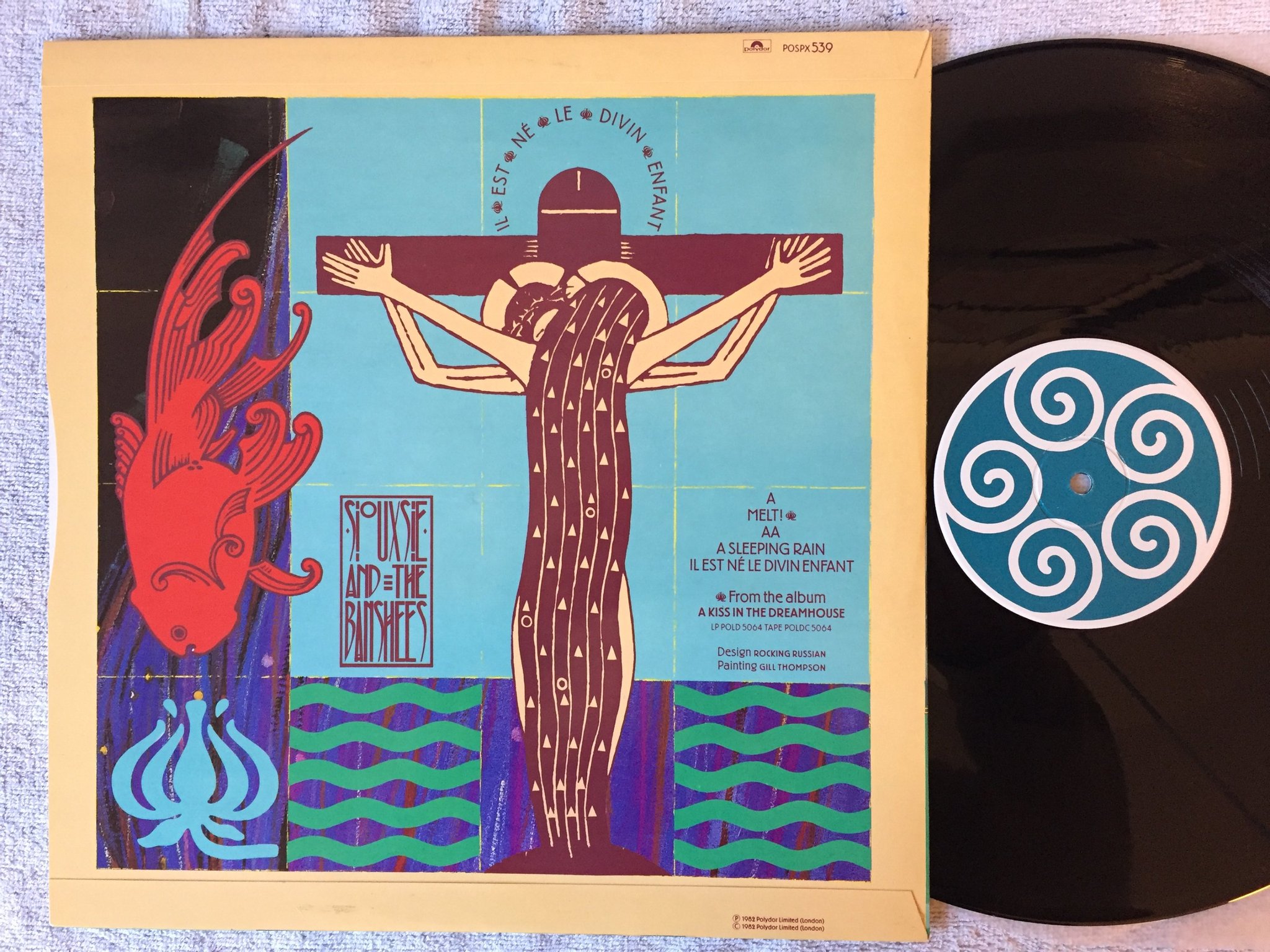 Omslagsbild för skivan SIOUXSIE & THE BANSHEES Melt  12"single -82 UK POLYDOR POSPX539