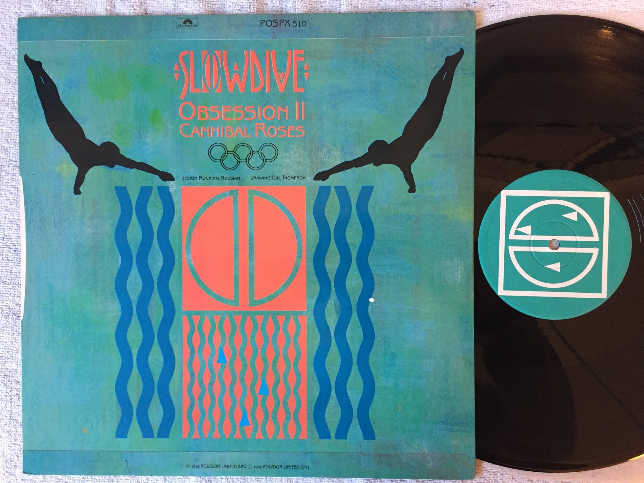 Omslagsbild för skivan SIOUXSIE & THE BANSHEES Slowdive 12"single -82 UK POLYDOR POSPX 510