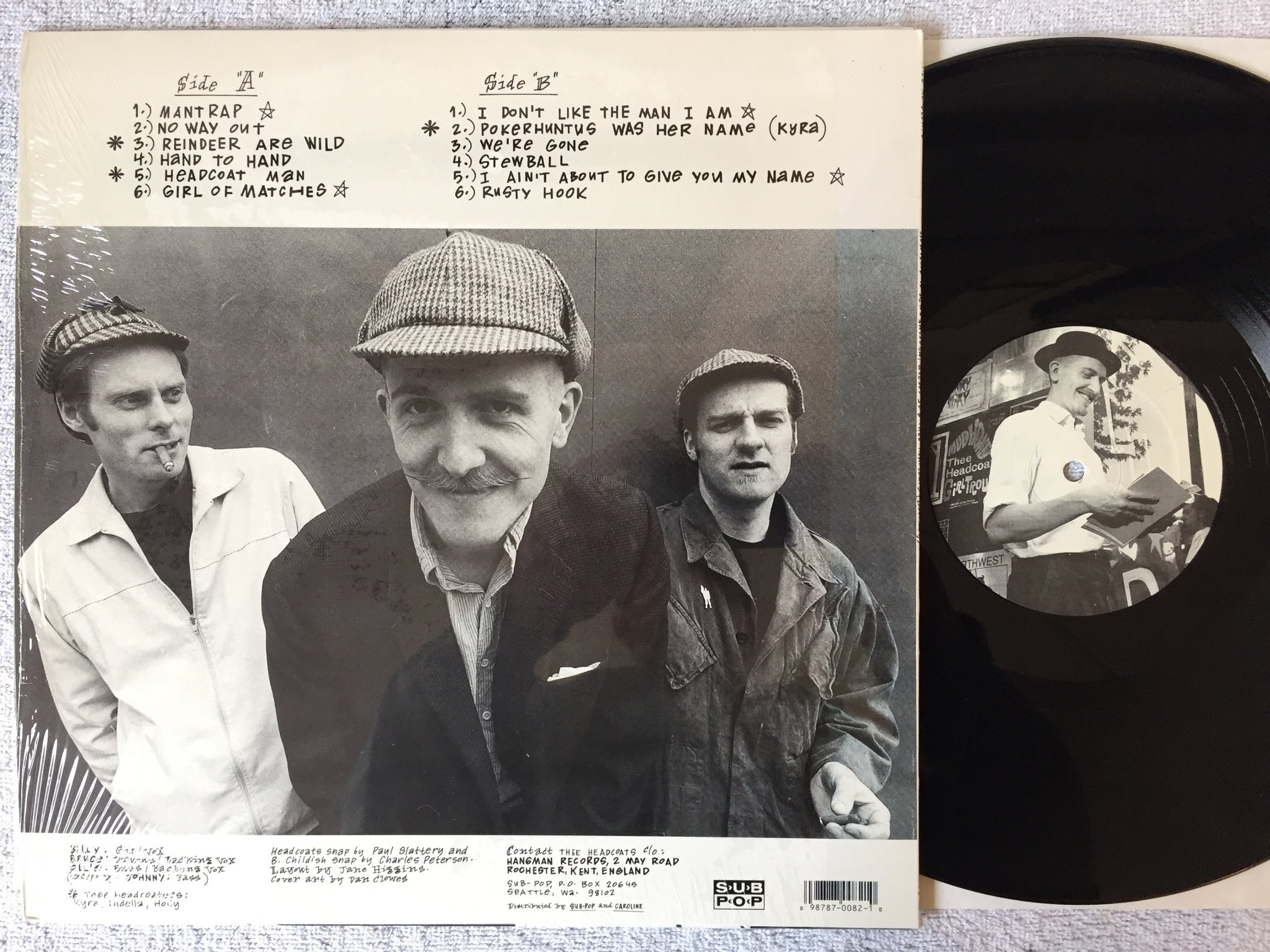 Omslagsbild för skivan THEE HEADCOATS Heavens To Murgatroyd, Even! LP -90 US SUB POP SP 82