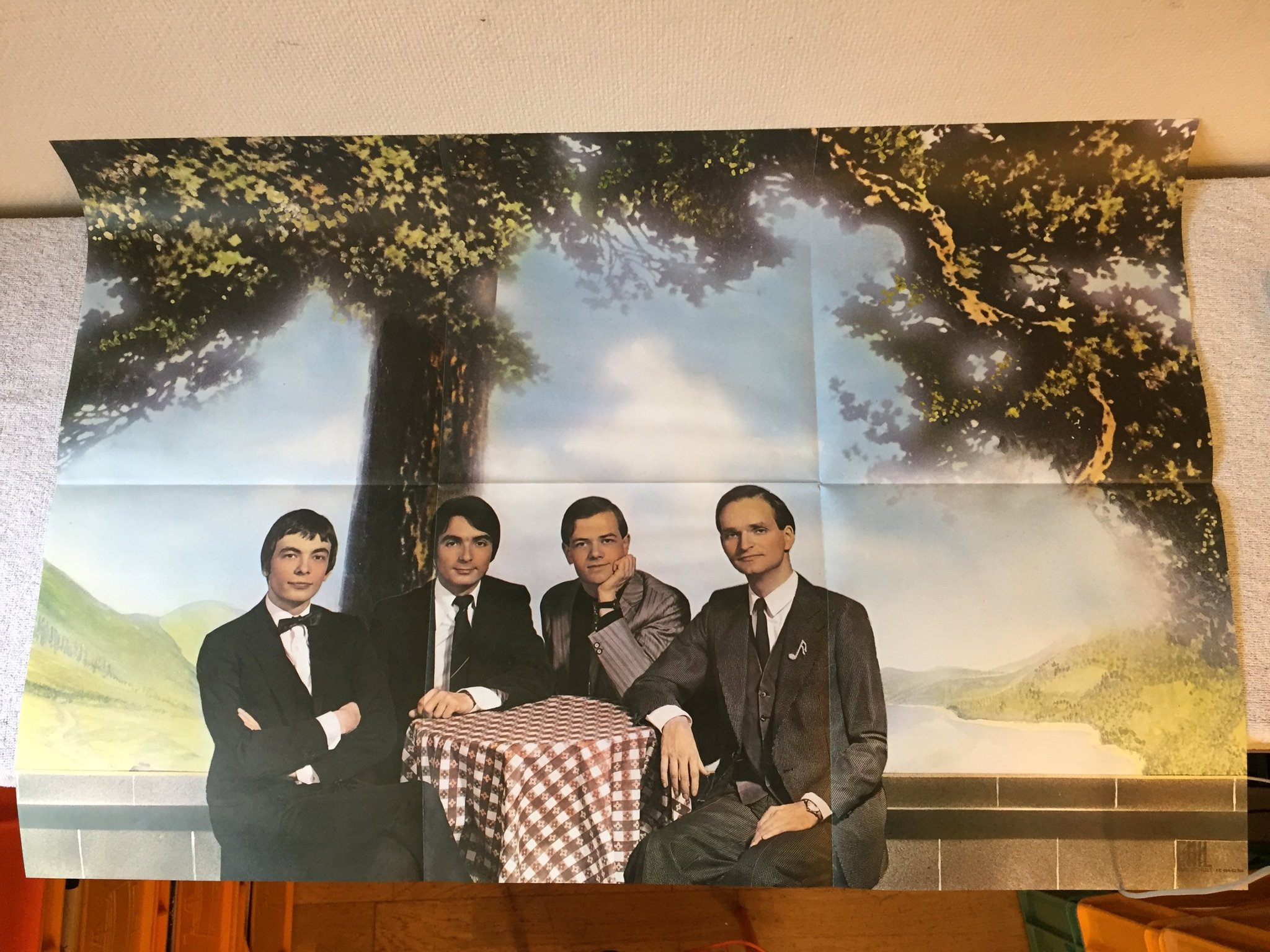 Omslagsbild för skivan KRAFTWERK trans Europa express LP Ger KLING KLANG 1C 064-82306 W/ POSTER