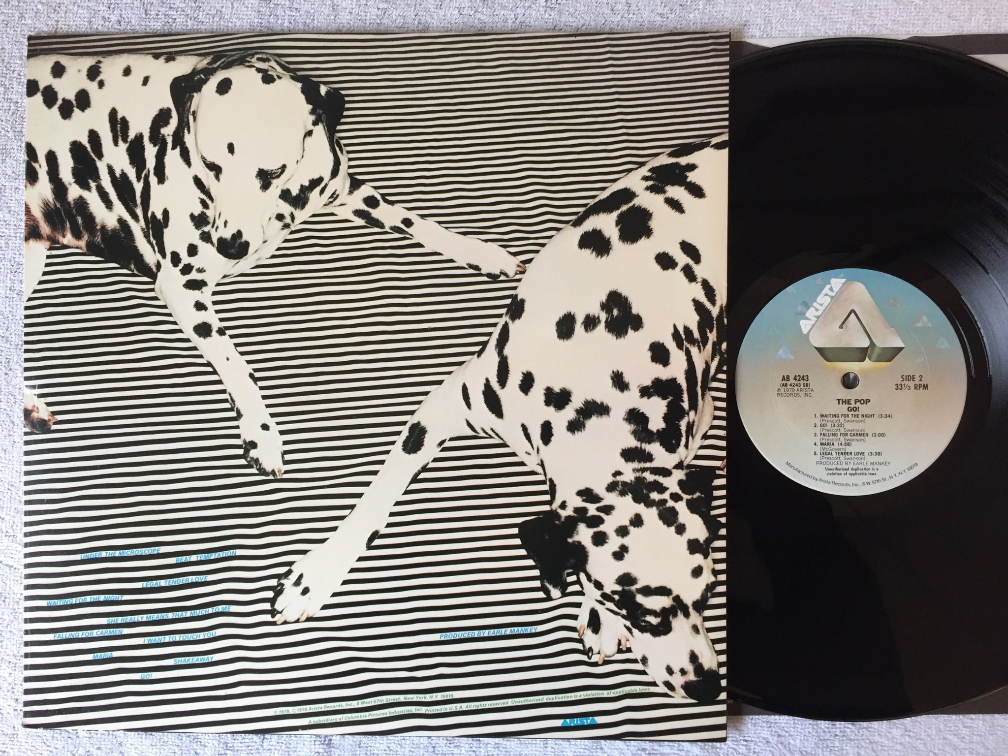 Omslagsbild för skivan THE POP go! LP -79 US ARISTA AB 4243