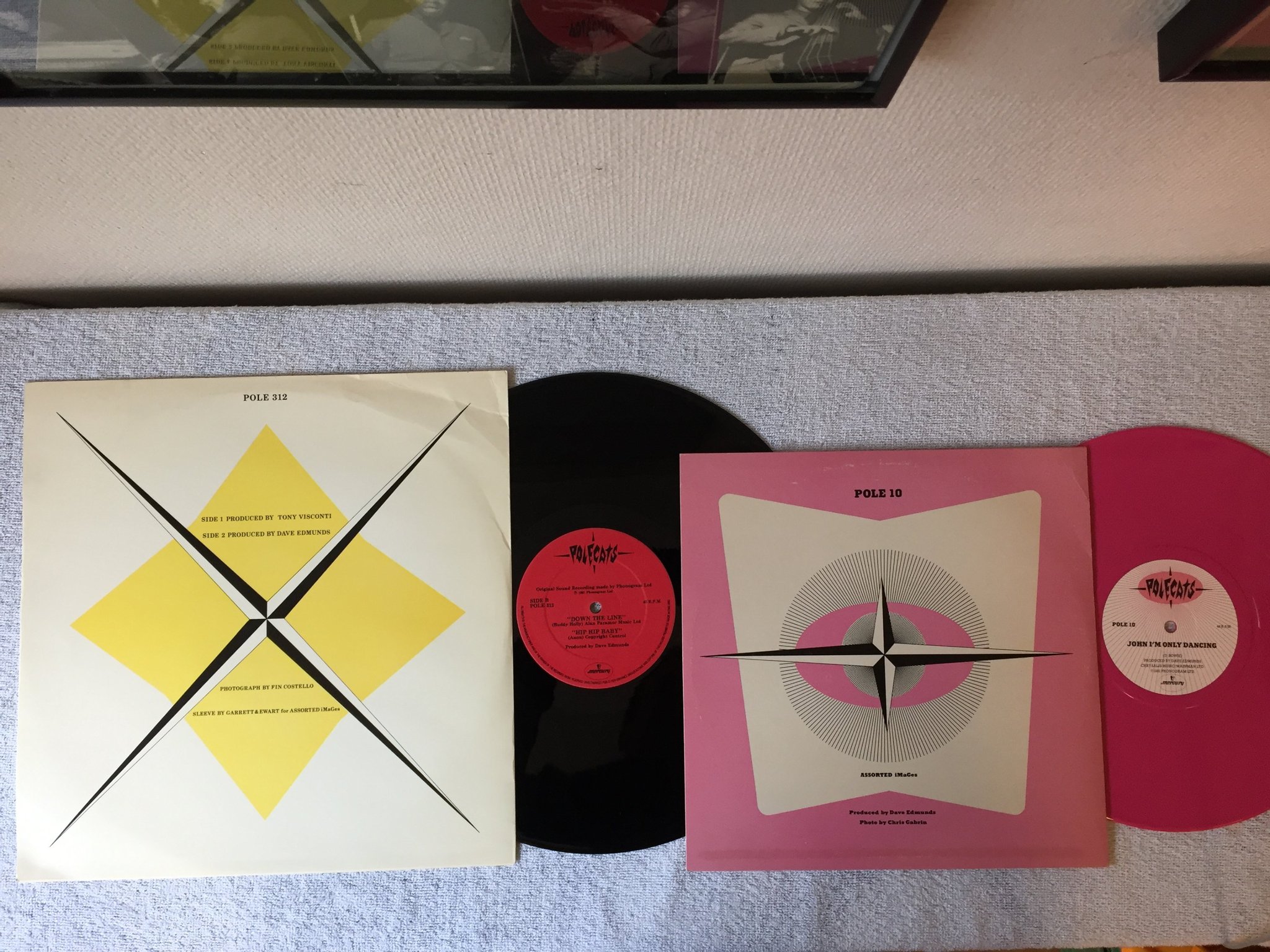 Omslagsbild för skivan POLECATS 10"single & one 12"single both in great condition