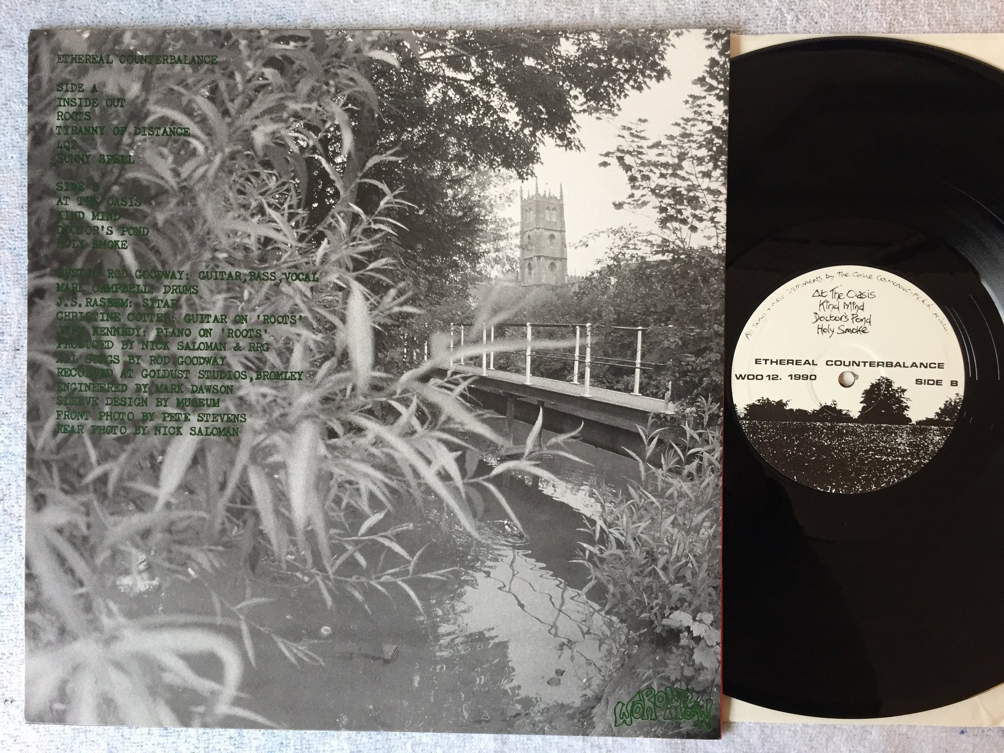 Omslagsbild för skivan ETHEREAL COUNTERBALACE s/t LP -90 UK WORONZOW WOO 12 psych rock