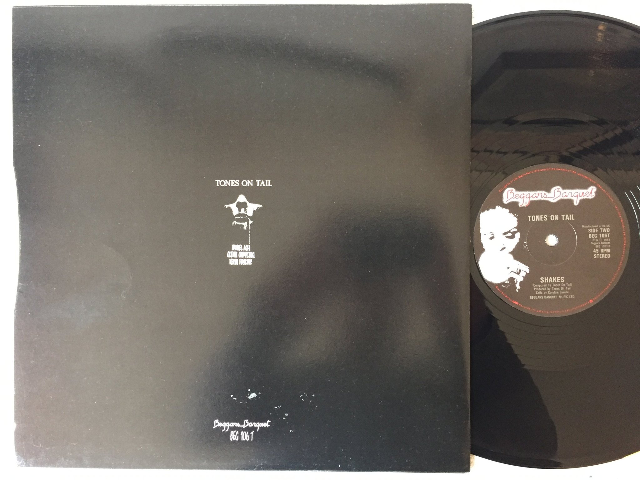 Omslagsbild för skivan TONES ON TAILS Performance 12"single -84 UK BEGGARS BANQUET BEG 106 T