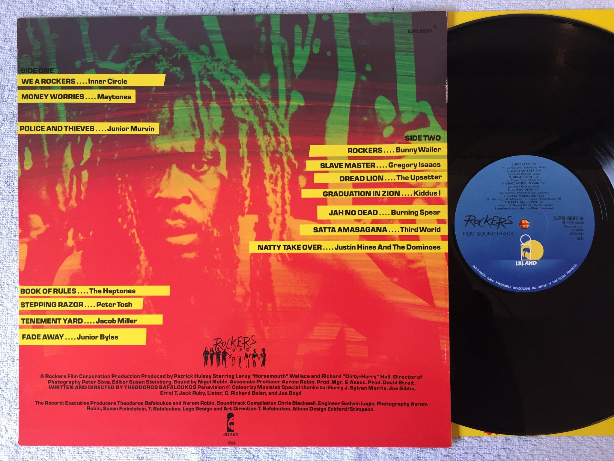 Omslagsbild för skivan V/A rockers LP -79 ncb ISLAND ILPS 9587 soundtrack