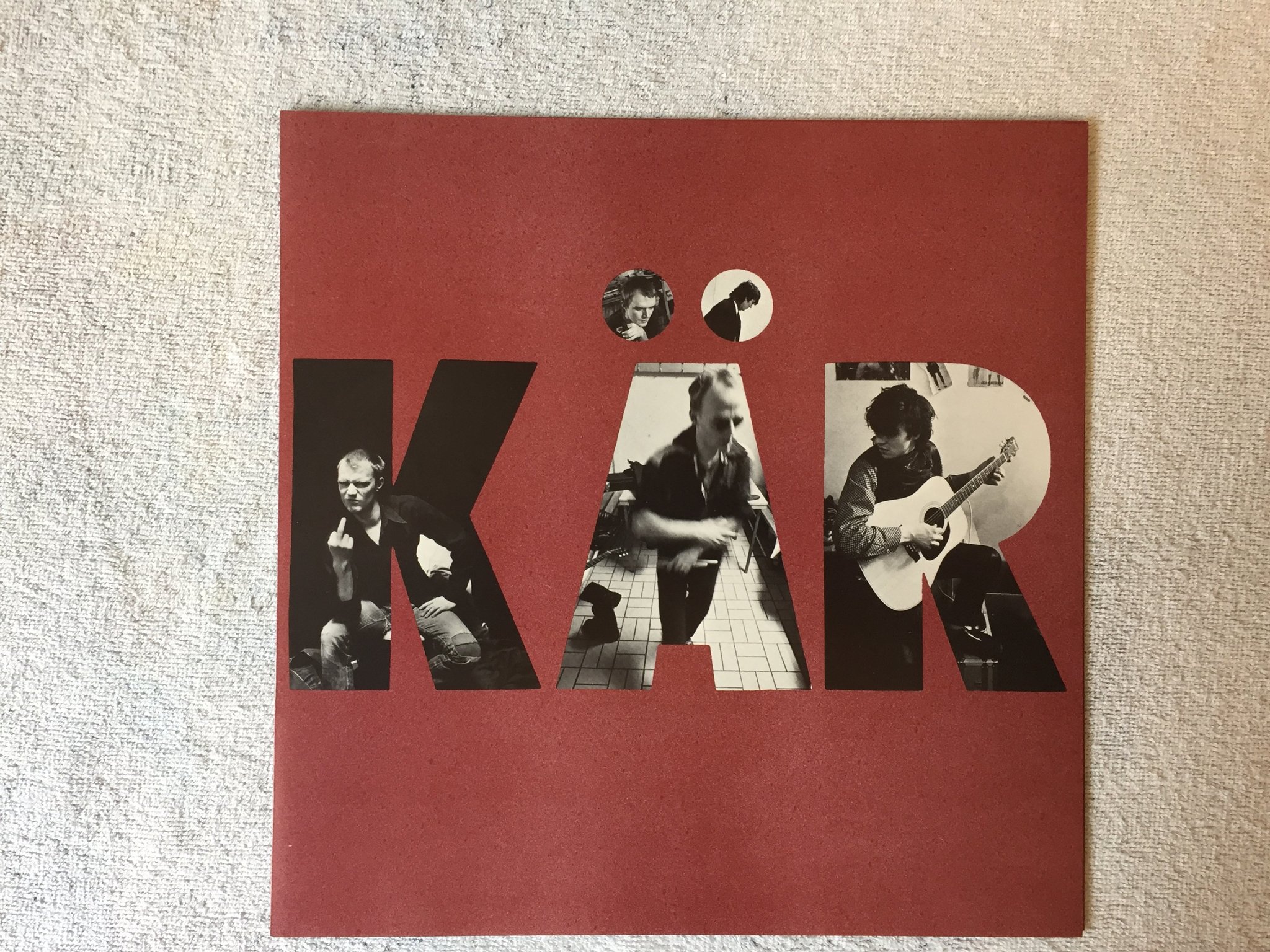 Omslagsbild för skivan EBBA GRÖN kärlek & uppror LP -81 Swe MISTLUR MLR-17  " 800° "