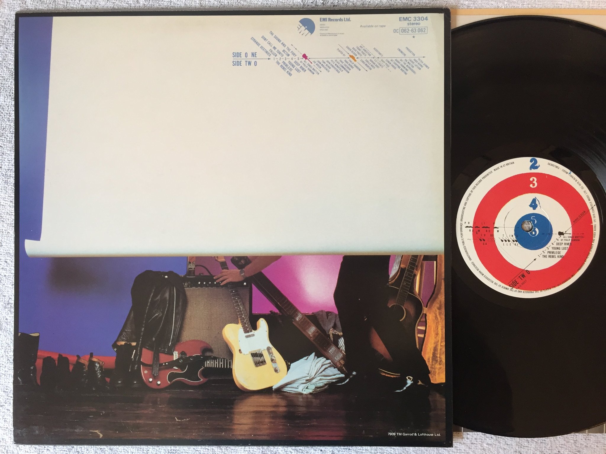 Omslagsbild för skivan PHILIP RAMBOW Shooting Gallery LP -79 UK EMI EMC 3304