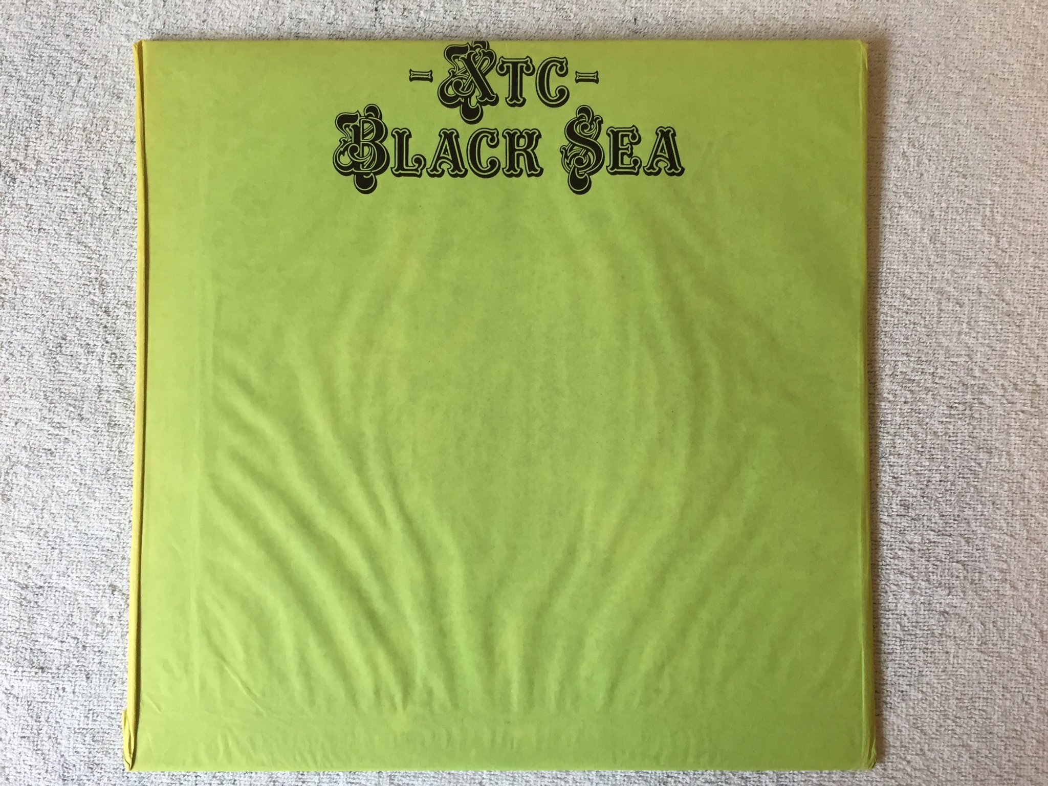 Omslagsbild för skivan XTC Black Sea LP -80 UK VIRGIN  V 2173