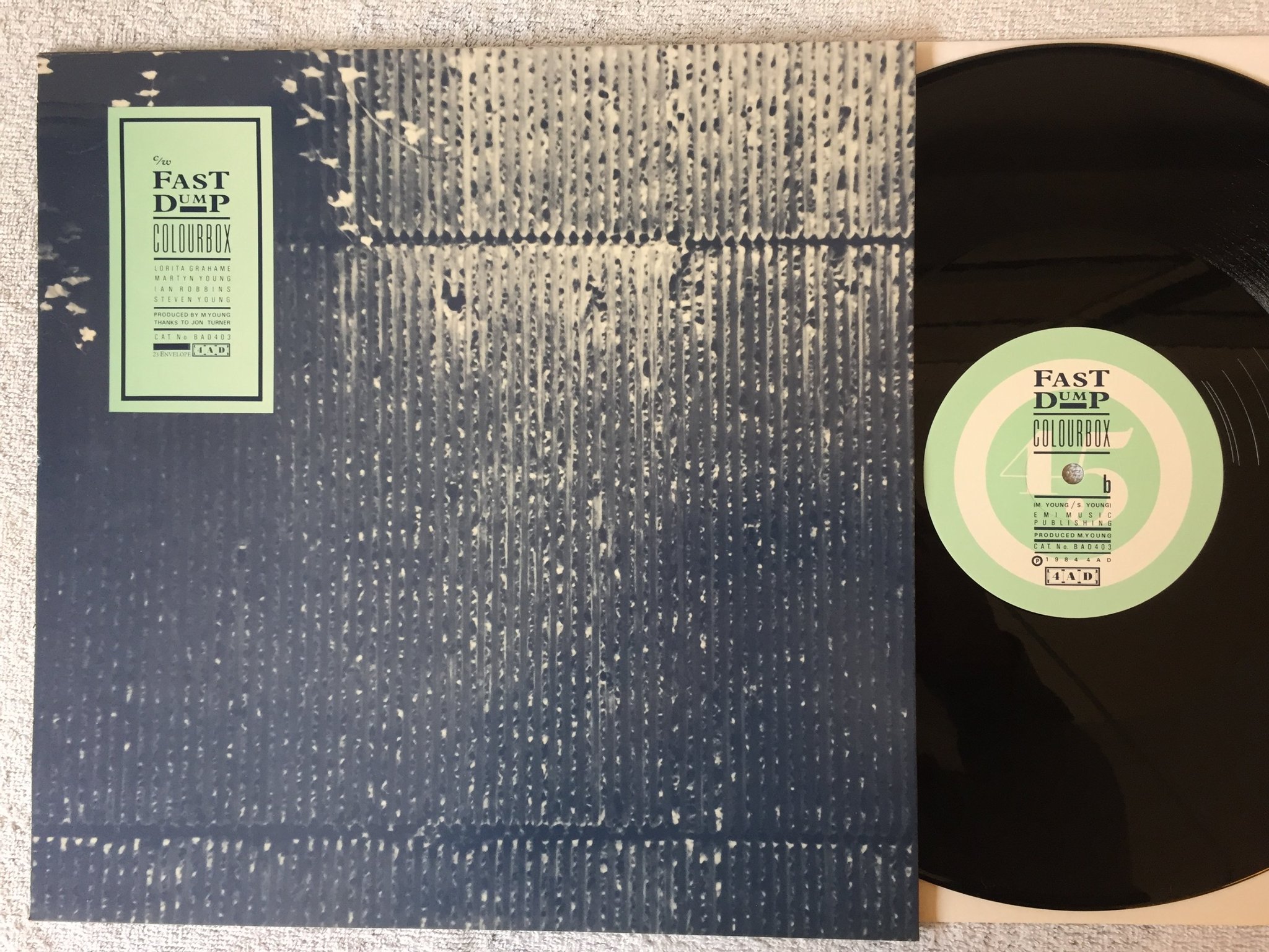 Omslagsbild för skivan COLOURBOX Say You 12"SINGLE 4AD BAD 403 dub electro electronic