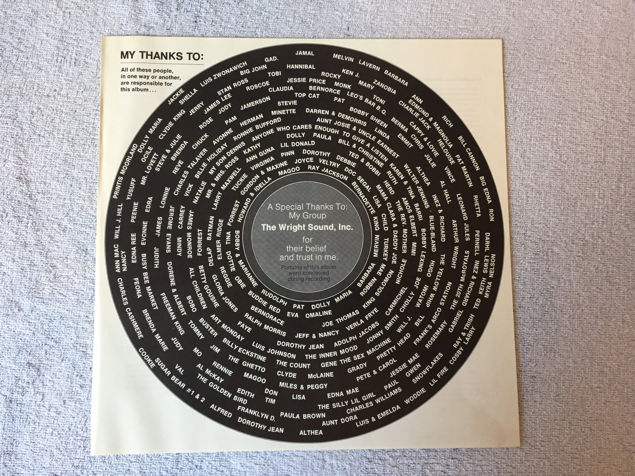 Omslagsbild för skivan CHARLES WRIGHT doing what comes naturally 2xLP -73 US ABC DSD 50162 