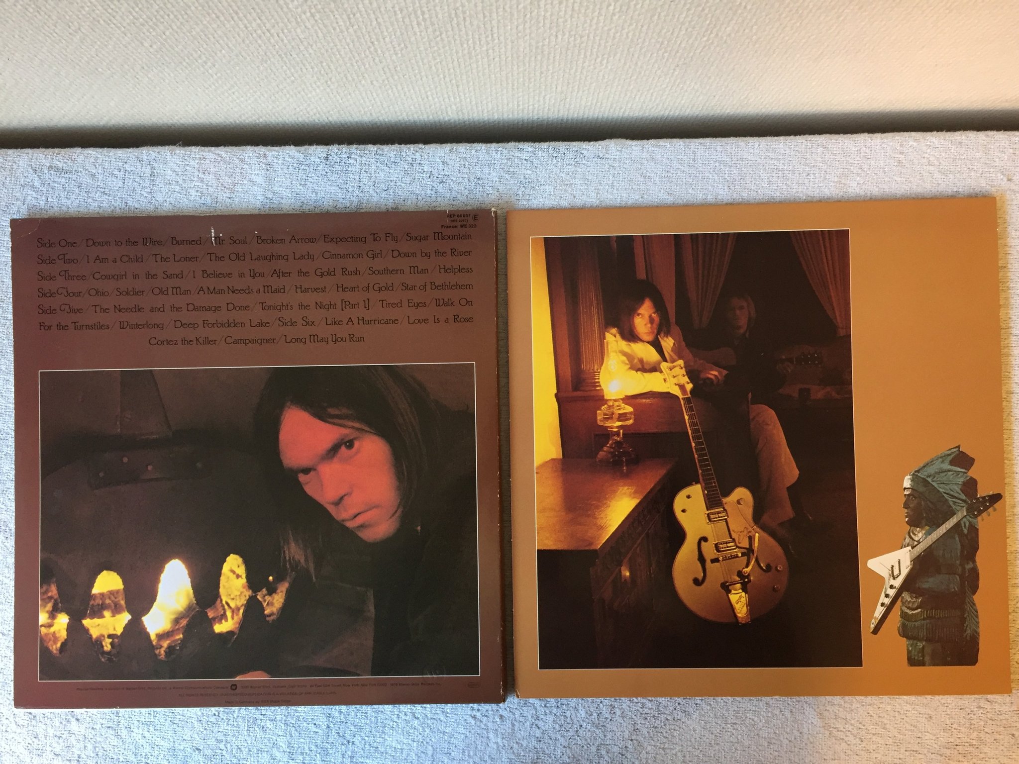 Omslagsbild för skivan NEIL YOUNG decade 3xLP -76 Ger REPRISE REP 64037 