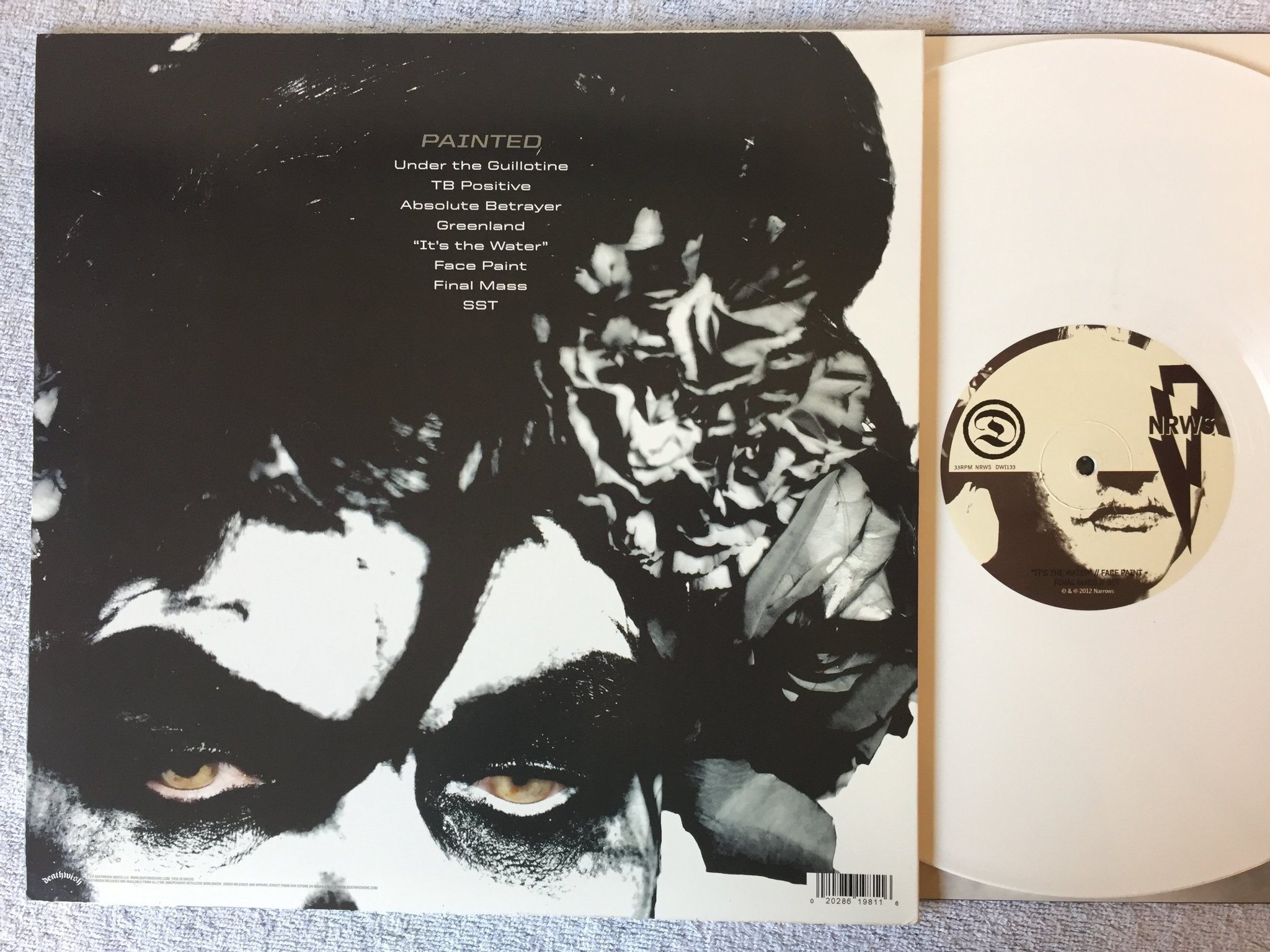 Omslagsbild för skivan NARROWS Painted LP 2012 US deathwish DW133 heavy metal 