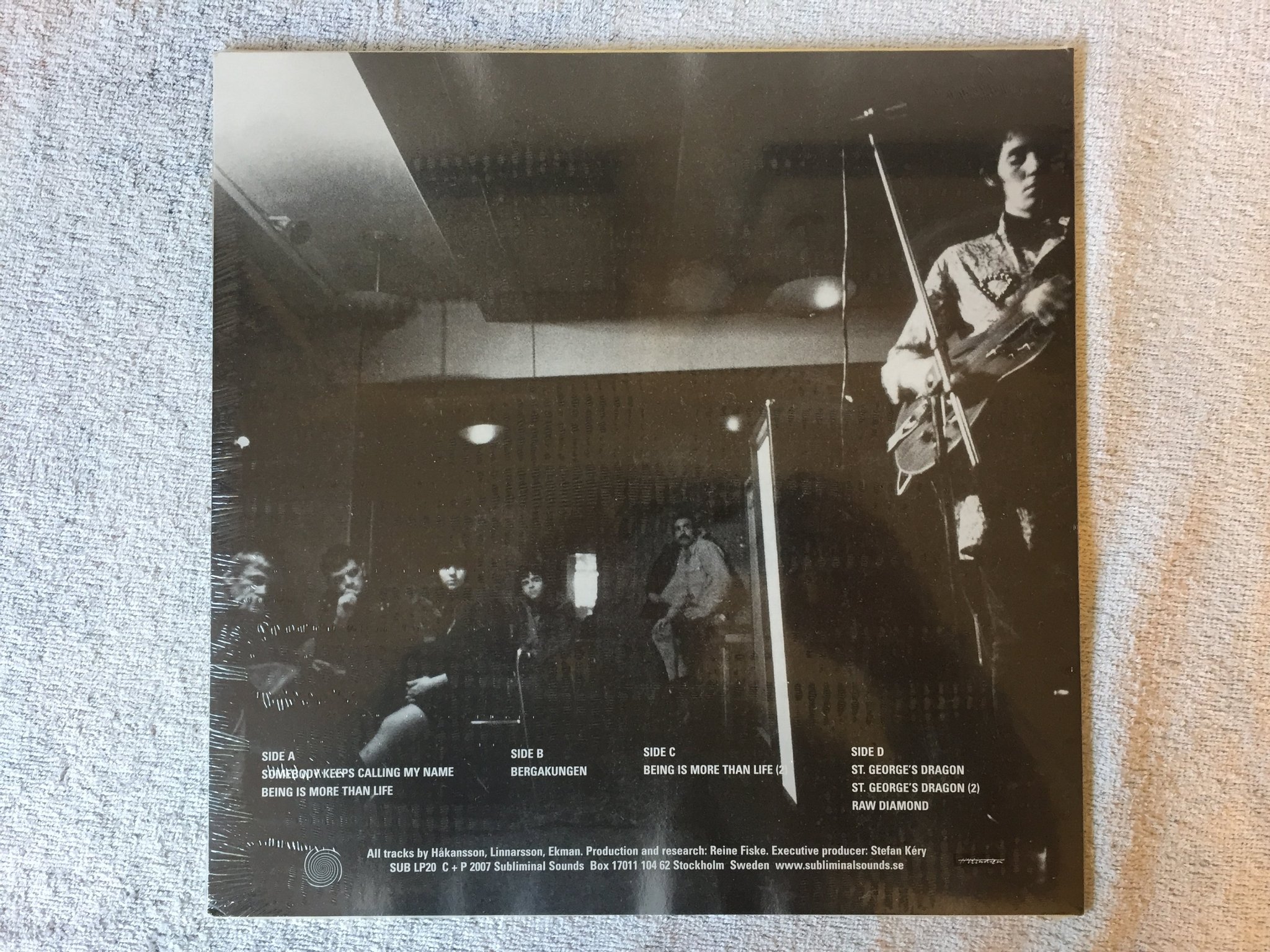 Omslagsbild för skivan BABY GRANDMOTHERS s/t 2xLP 2007 Swe SUBLIMINAL SUBLP20  Still sealed