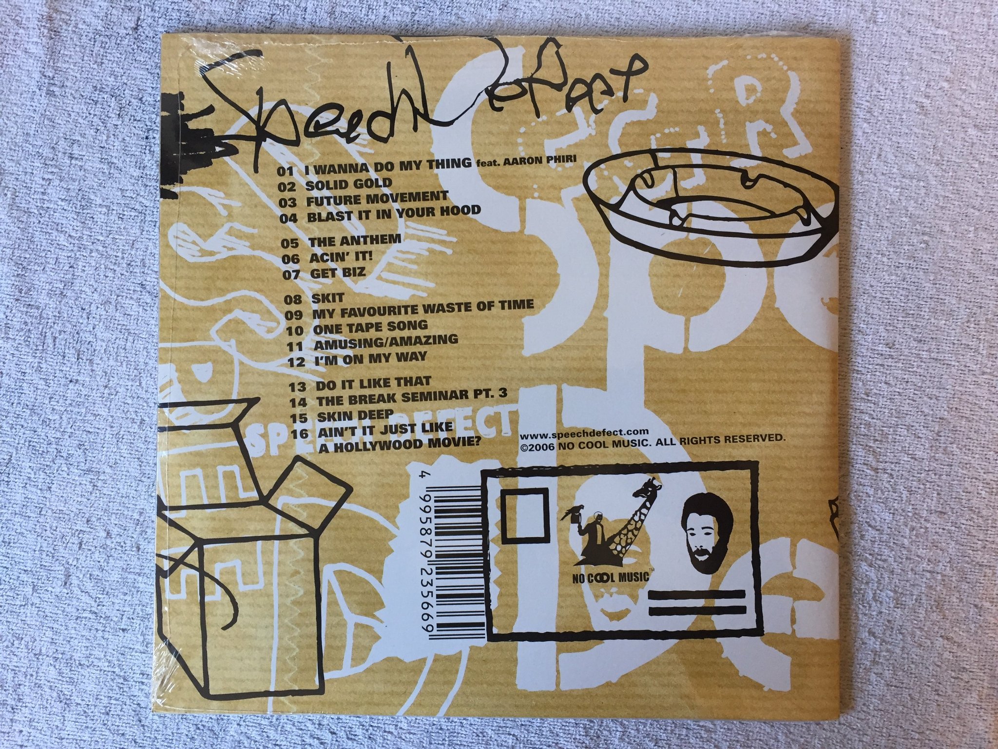 Omslagsbild för skivan SPEECH DEFECT Freshcoast Gettin' Rowdy 2xLP 2006 Swe NCM 009 Still sealed