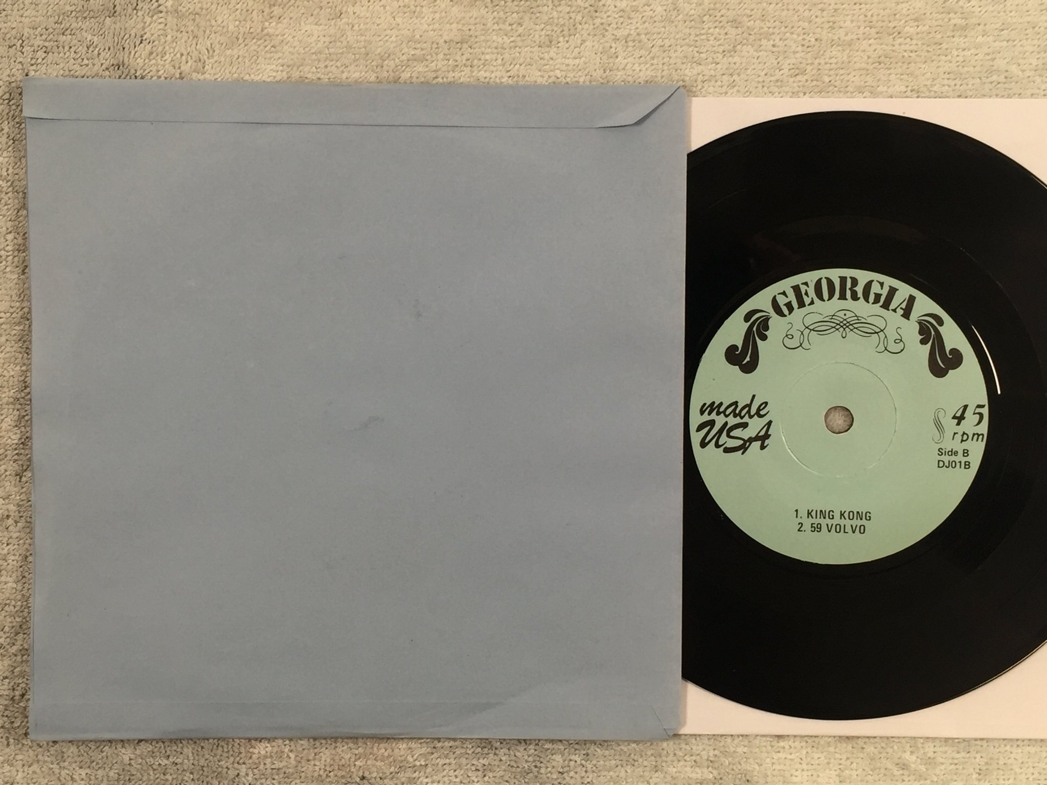 Omslagsbild för skivan V/A drivin n jivin vol 1 7"ep US GEORGIA DJ01 doo wop ROCKABILLY