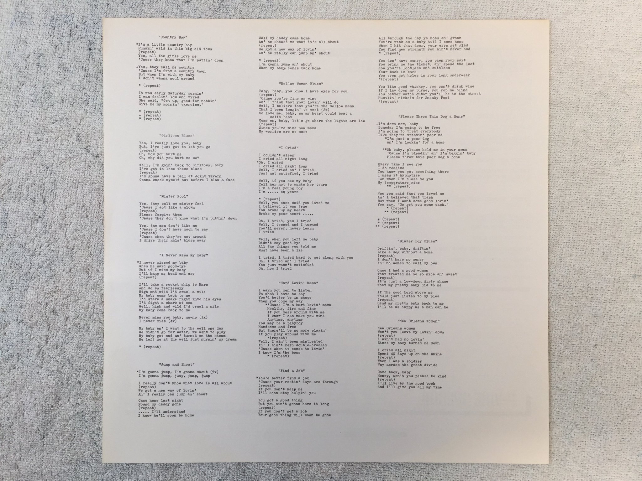 Omslagsbild för skivan V/A New Orleans Blues LP -81 Japan P-VINE SPECIAL PLP-9034