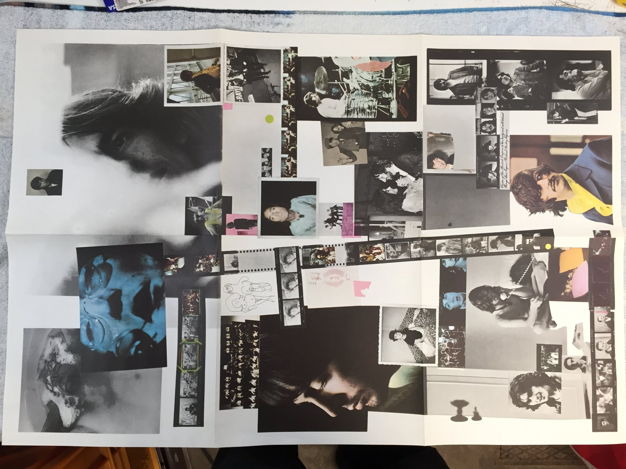 Omslagsbild för skivan THE BEATLES white album 2xLP Hol APPLE 1A 138-04174 #176233 