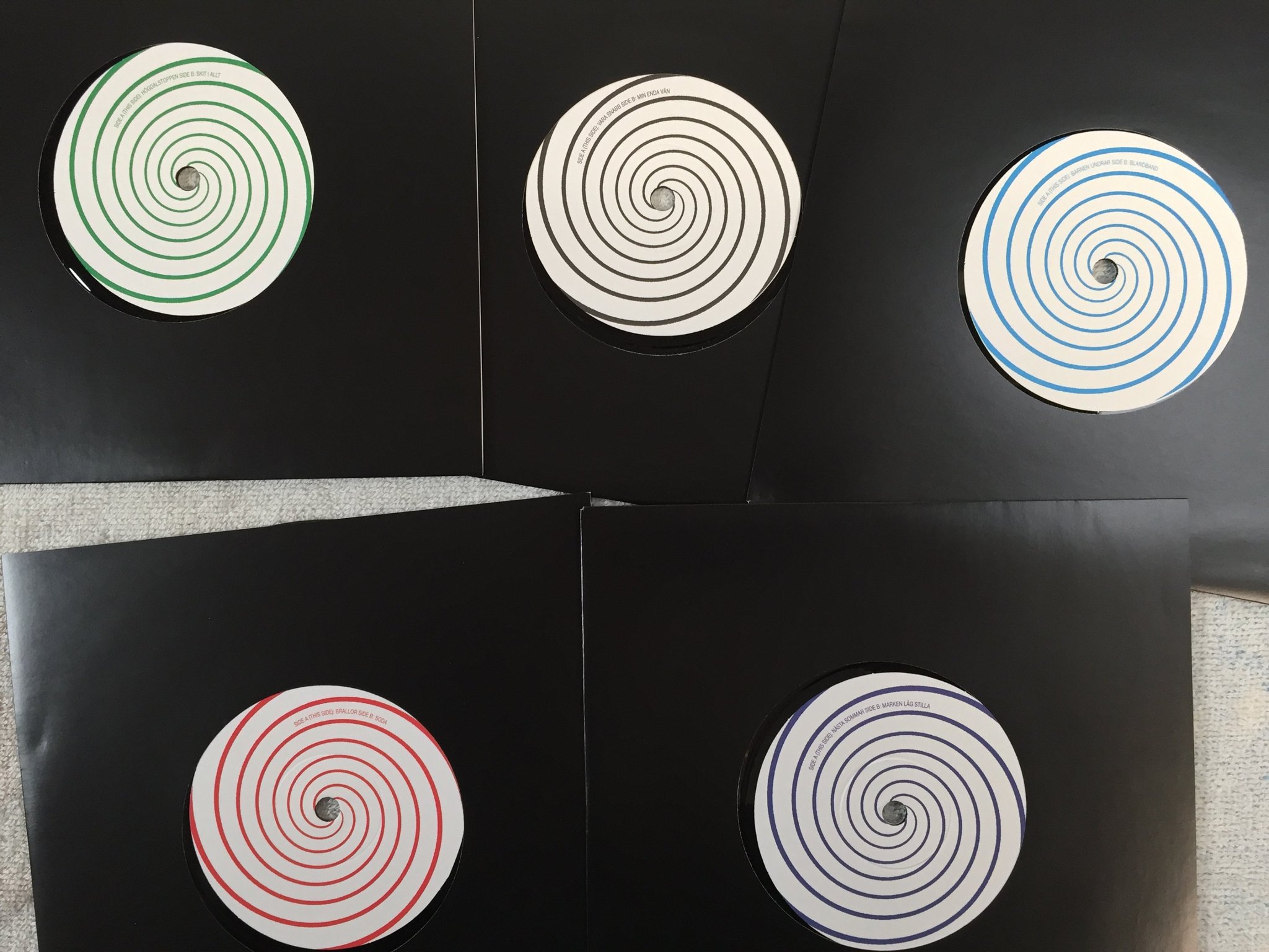 Omslagsbild för skivan DUNGEN Skit I Allt - Instrumental 5x7" BOX SUBLIMINAL SUB-078-S-BOX psych