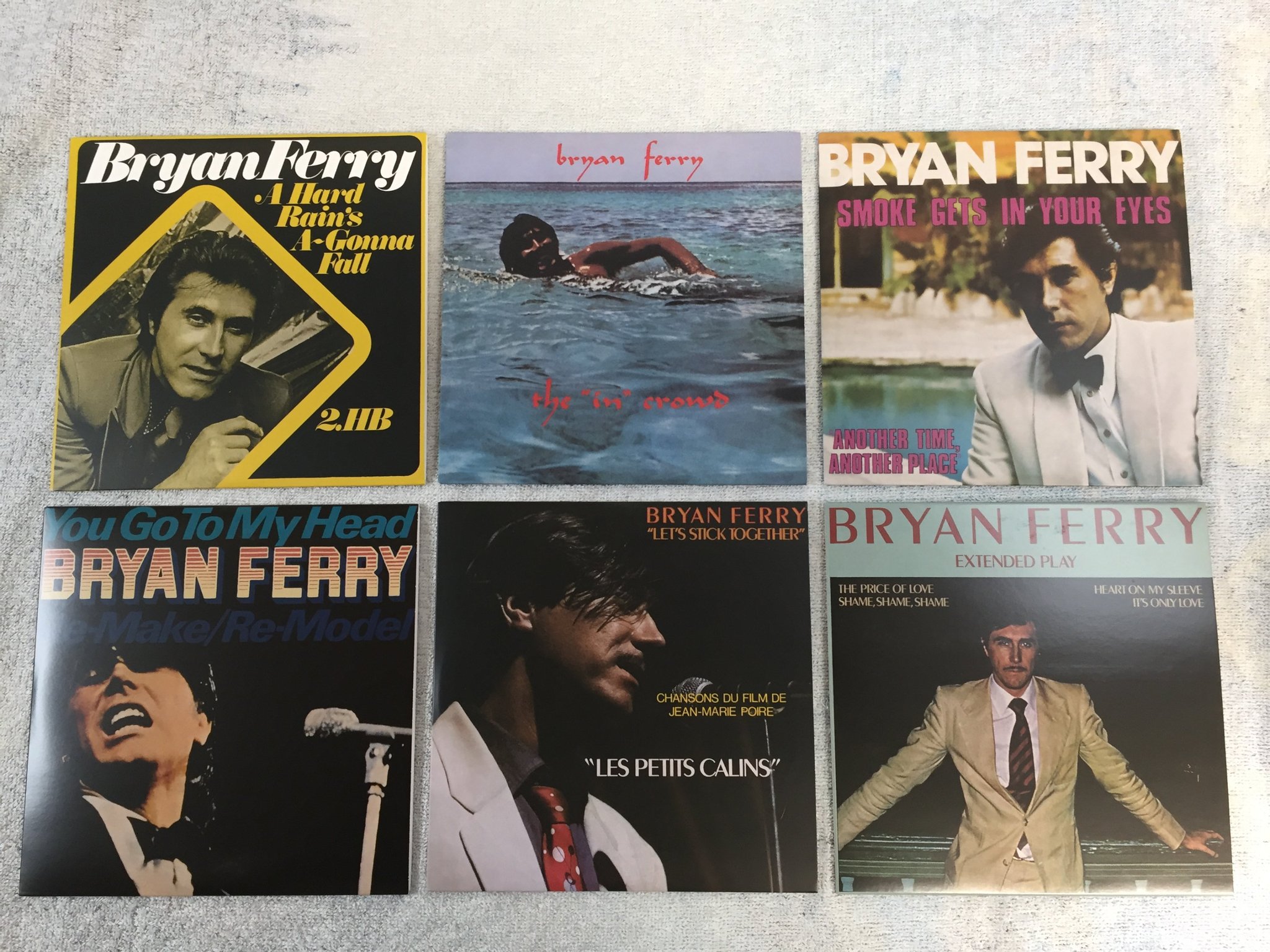 Omslagsbild för skivan BRYAN FERRY The Island Singles 1973-1976 6x7" BOX UNIVERSAL MUSIC 00602547610607