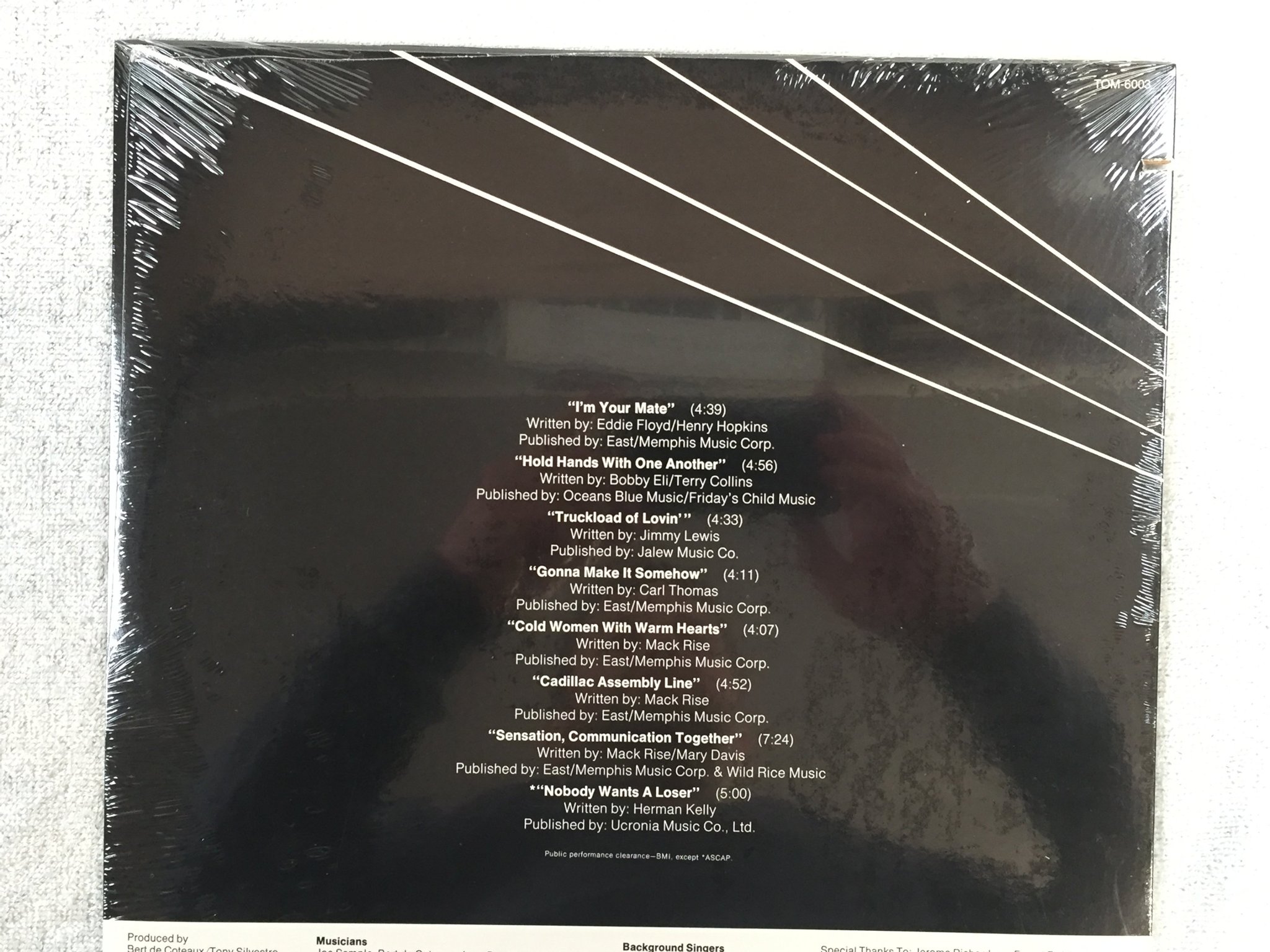 Omslagsbild för skivan ALBERT KING truckload of lovin LP -78 US TOMATO TOM-6003 Still sealed