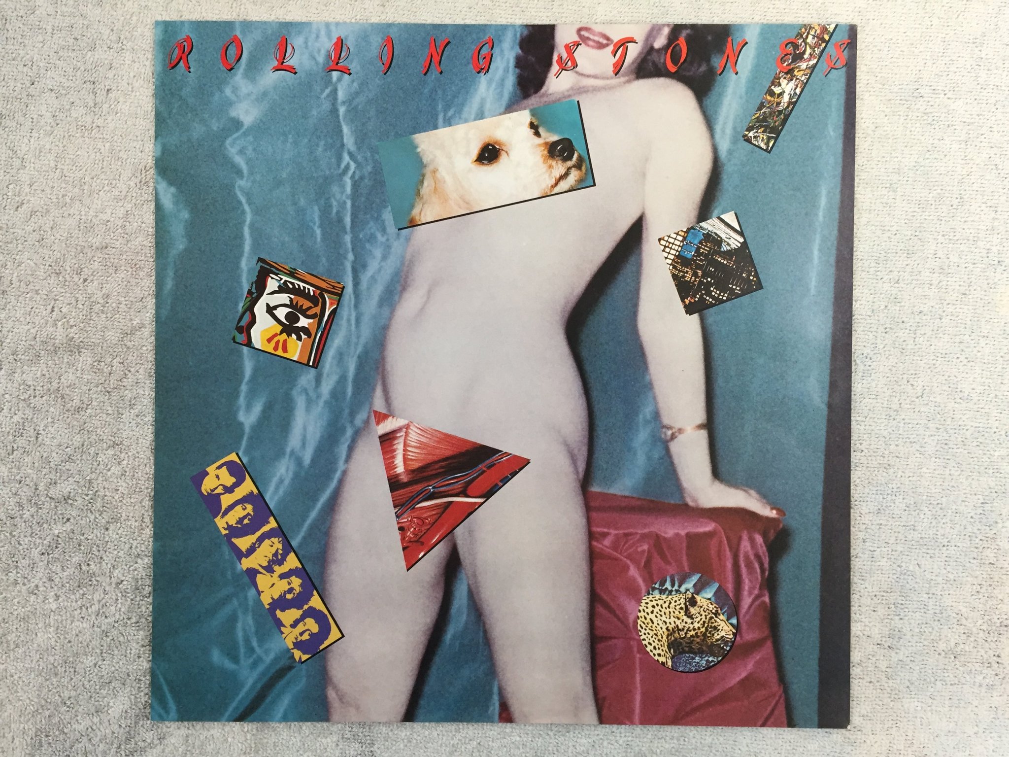 Omslagsbild för skivan THE ROLLING STONES undercover LP -83 GER 1A 064-1654361