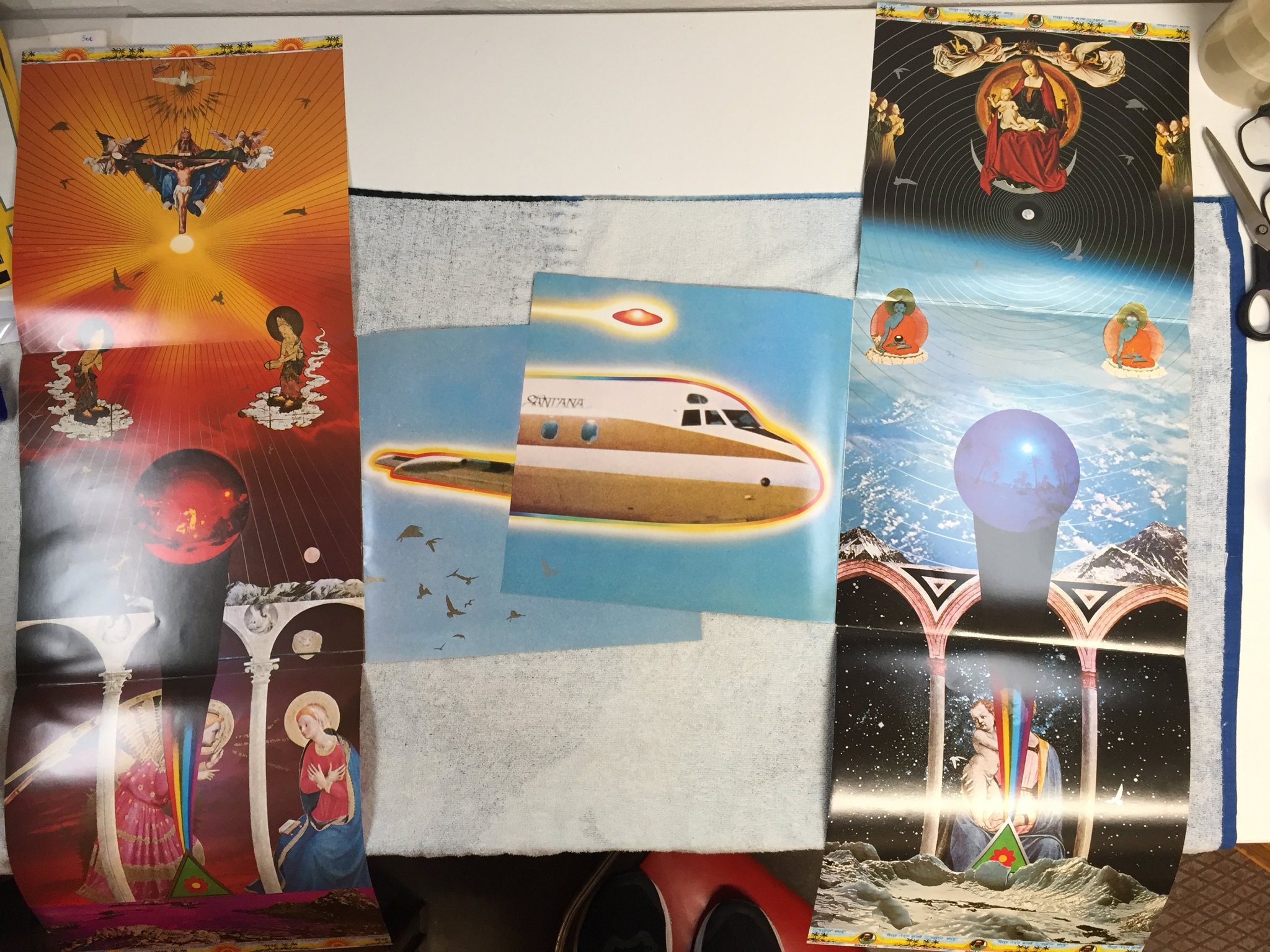 Omslagsbild för skivan SANTANA lotus 3xLP -75 Hol CBS 66325 fint ex