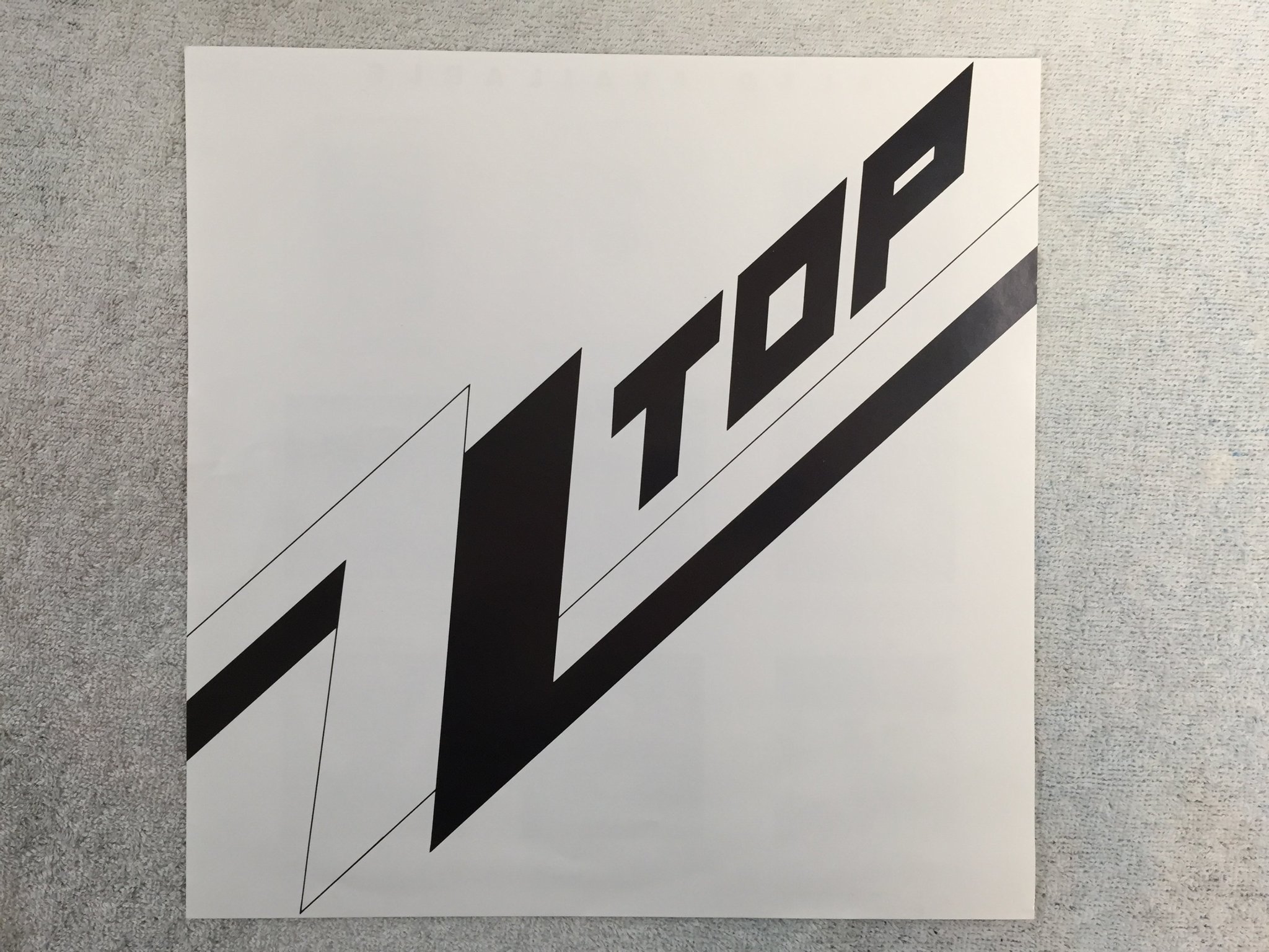 Omslagsbild för skivan ZZ TOP afterburner LP -85 Ger Warner Bros  925342-1