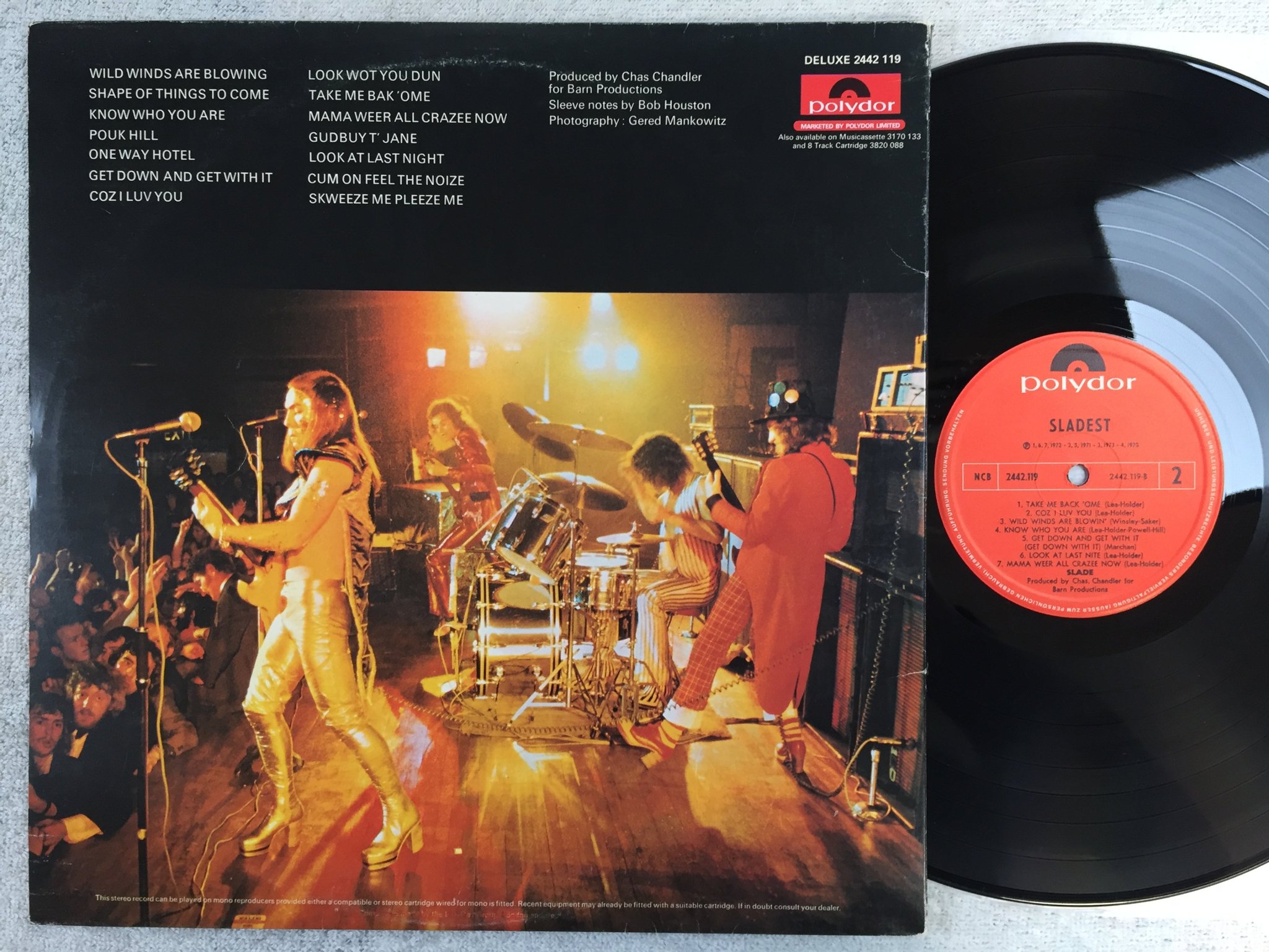 Omslagsbild för skivan SLADE sladest LP ncb POLYDOR 2442119