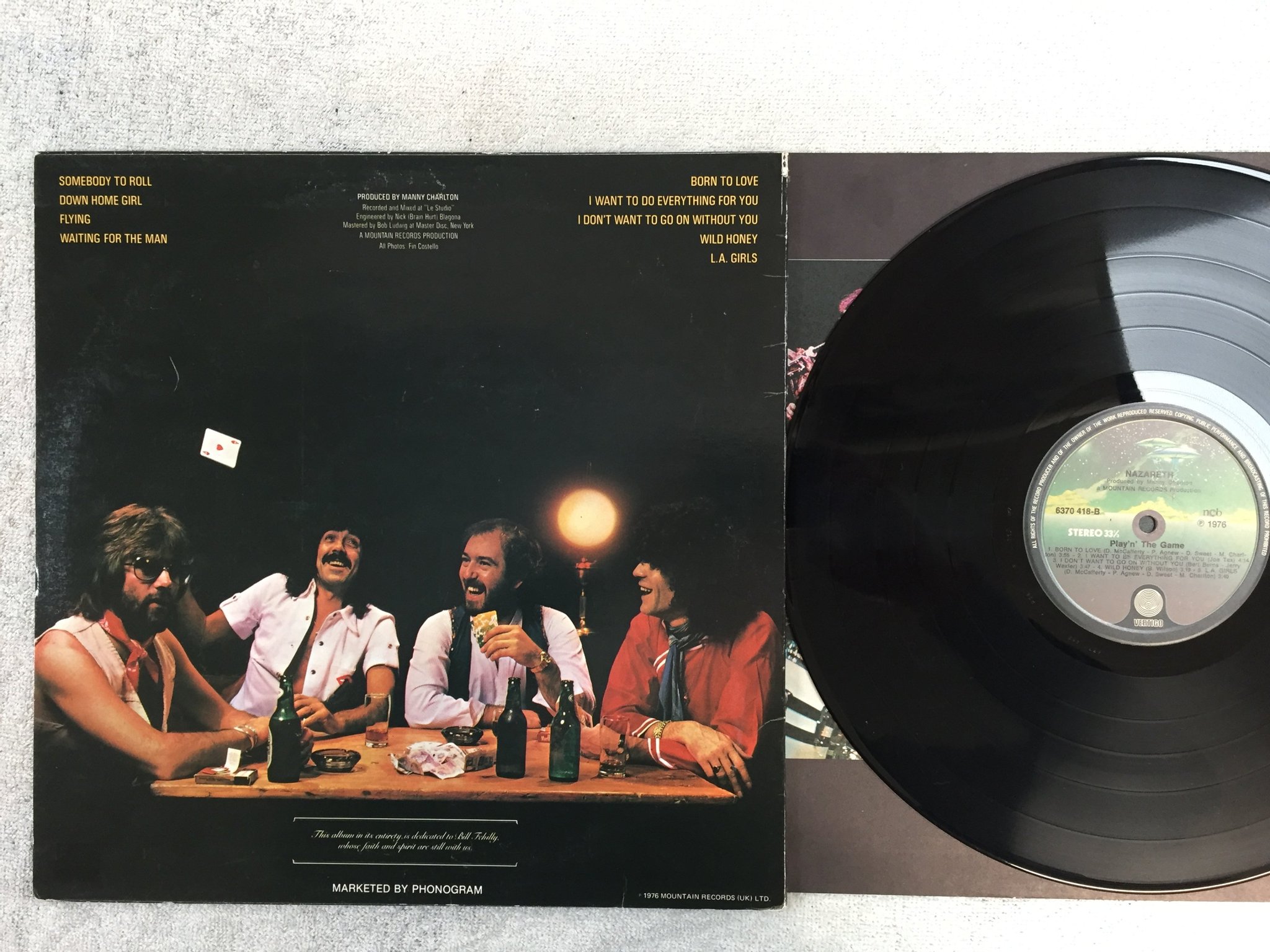 Omslagsbild för skivan NAZARETH play n' the game  LP -76 ncb VERTIGO 6370 418